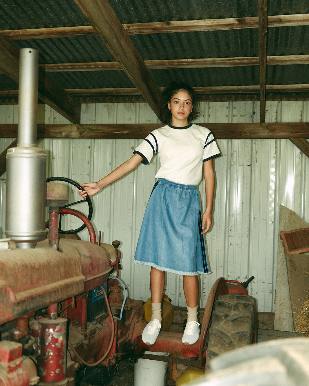 Cynthia Skirt - Blue