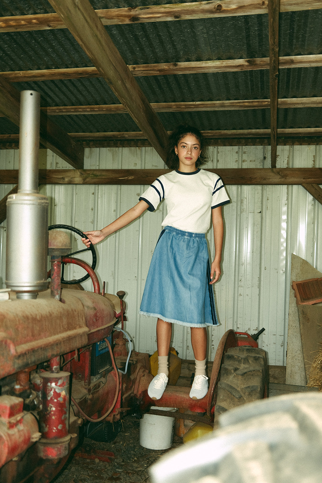 Cynthia Skirt - Blue