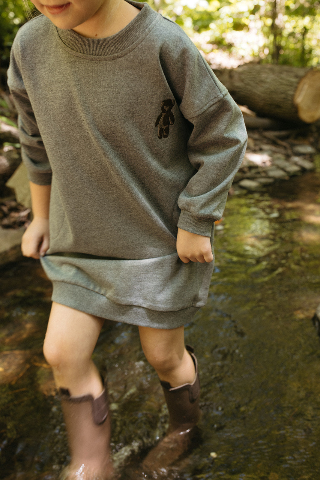 Gracie Sweatdress - Grey