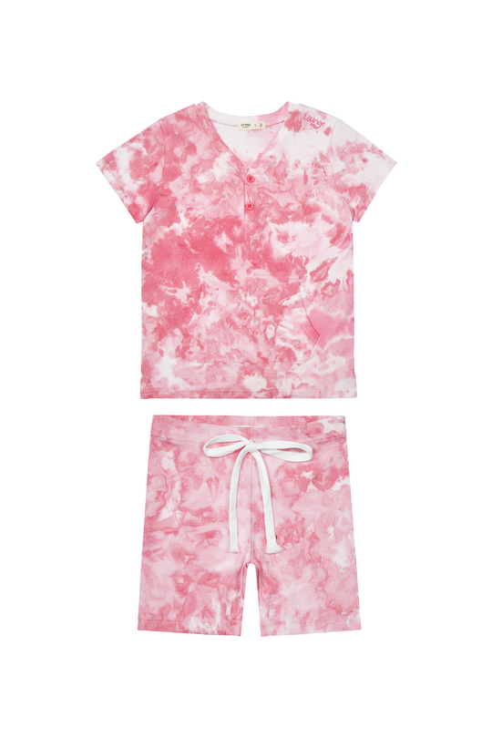 Crew Kids Heathered Nightgown - Pink