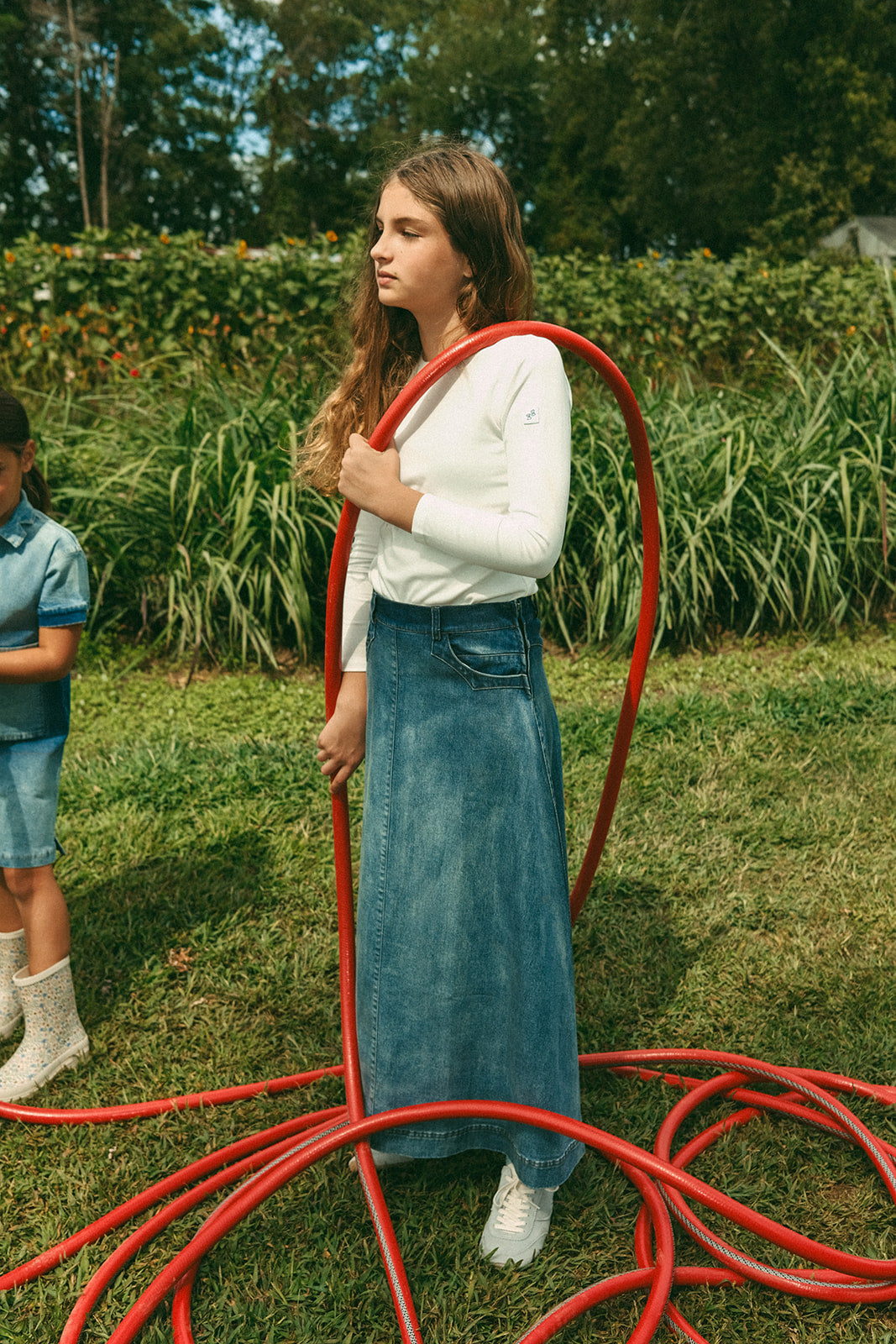Lexi Maxi Skirt - Blue