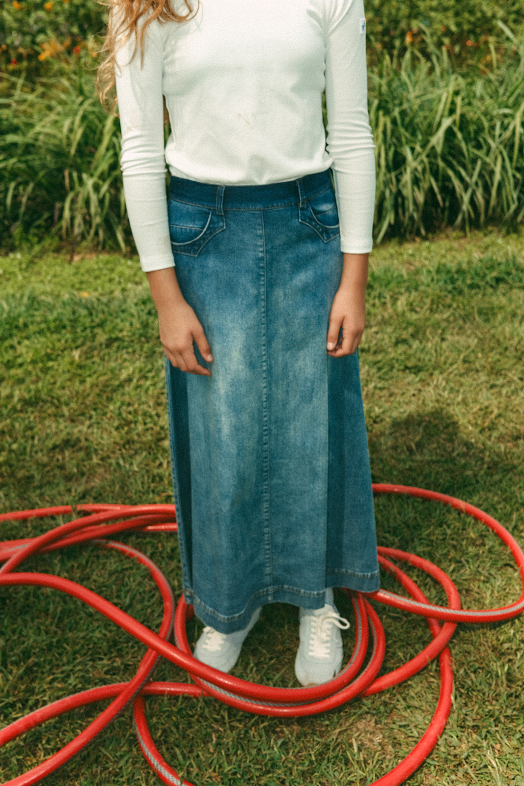 Lexi Maxi Skirt - Blue