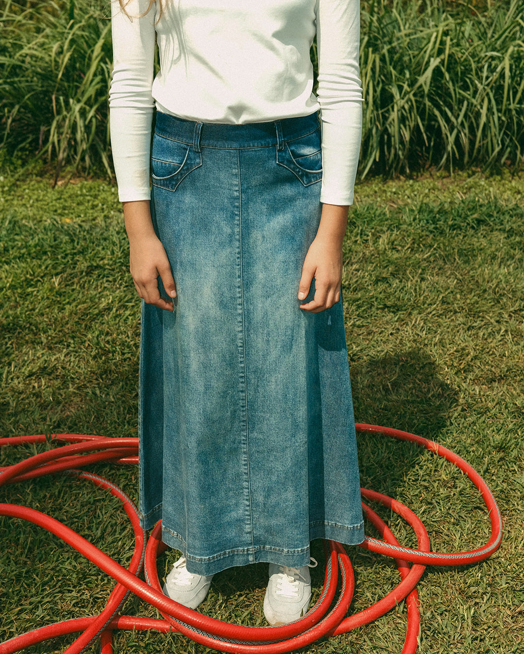 Lexi Maxi Skirt - Blue