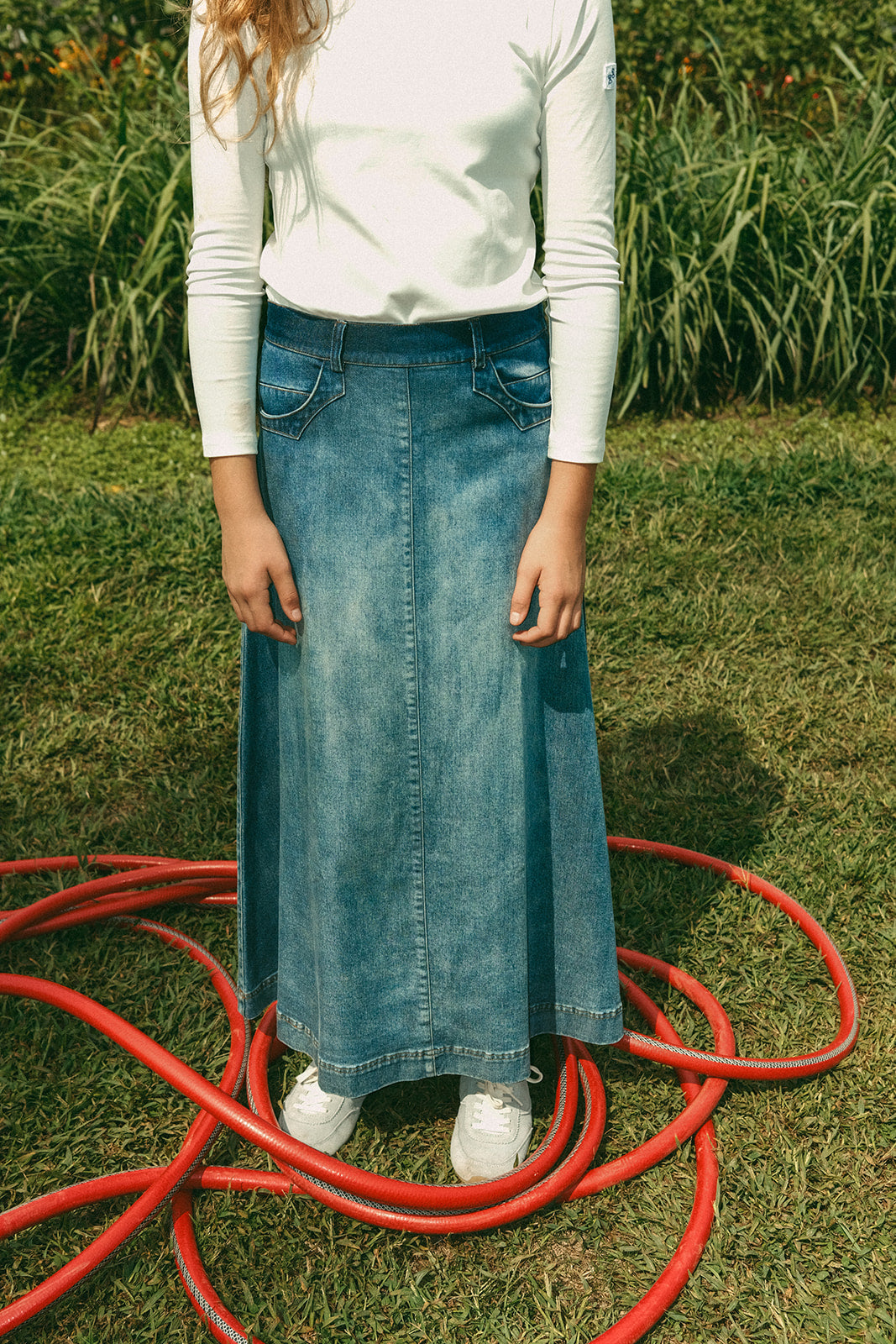 Lexi Maxi Skirt - Blue