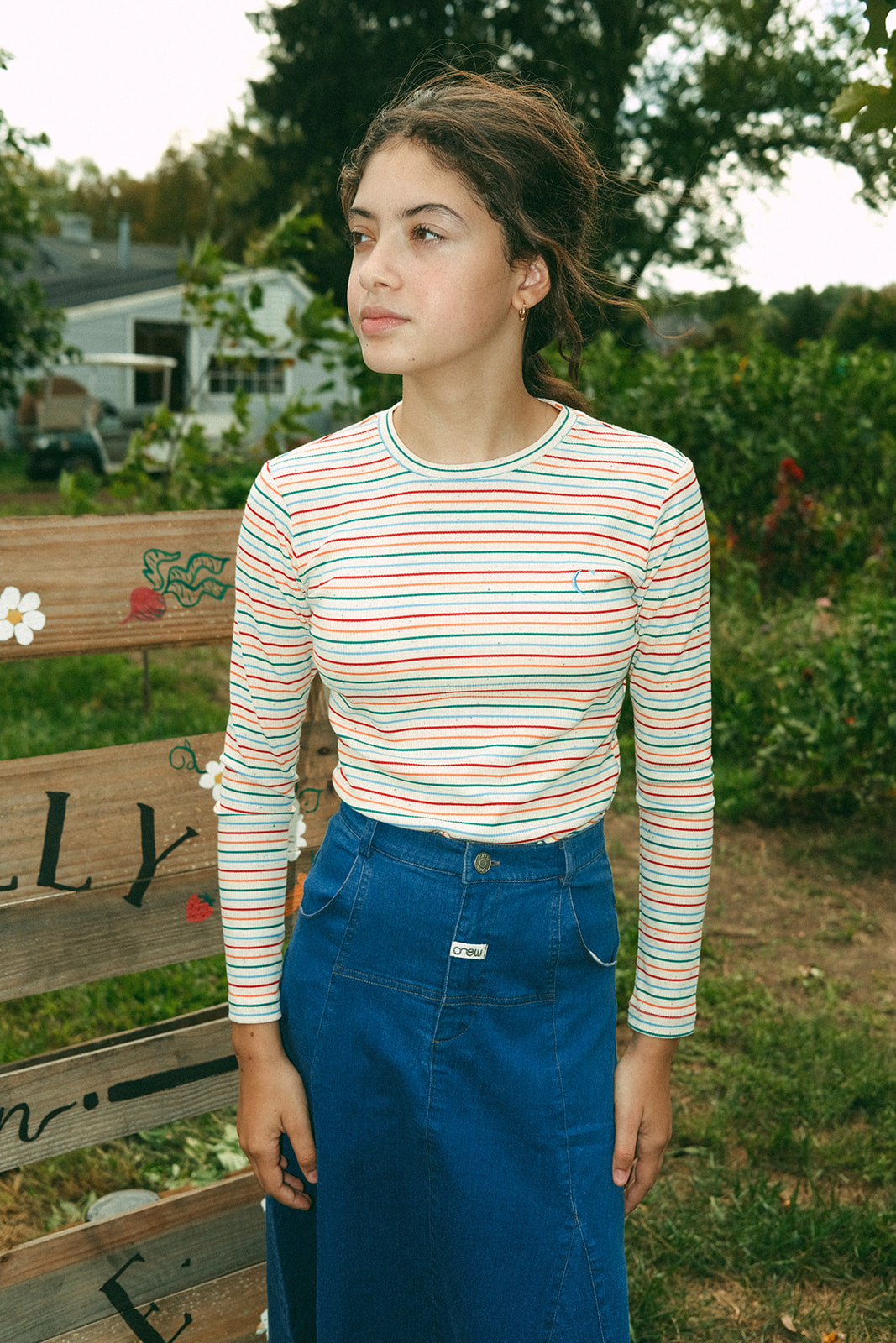 Luna Maxi Skirt - Blue