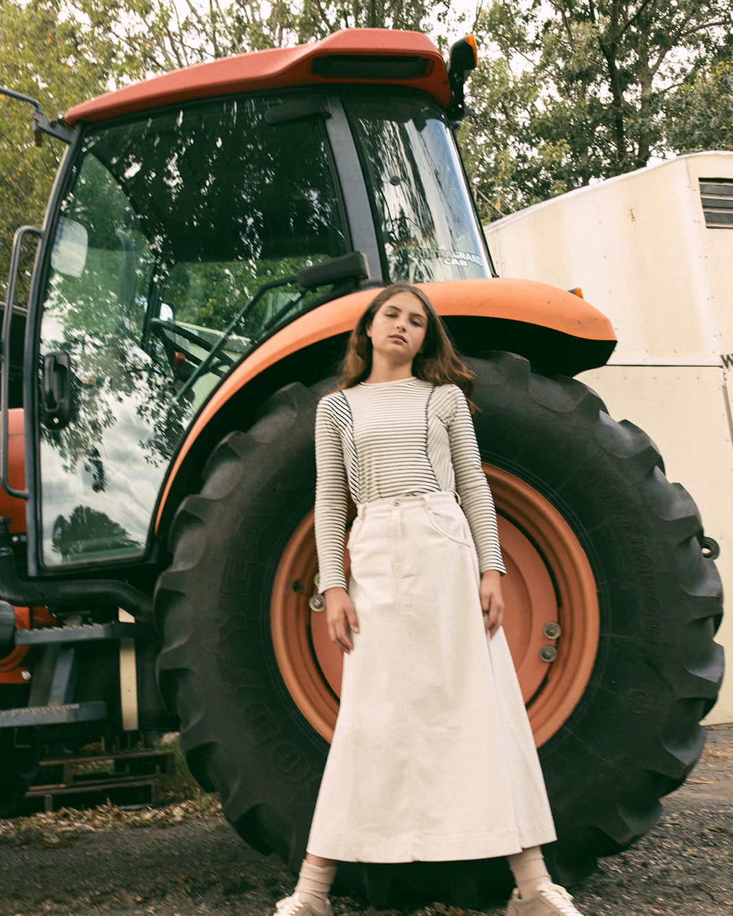 Ali Maxi Skirt - Vanilla
