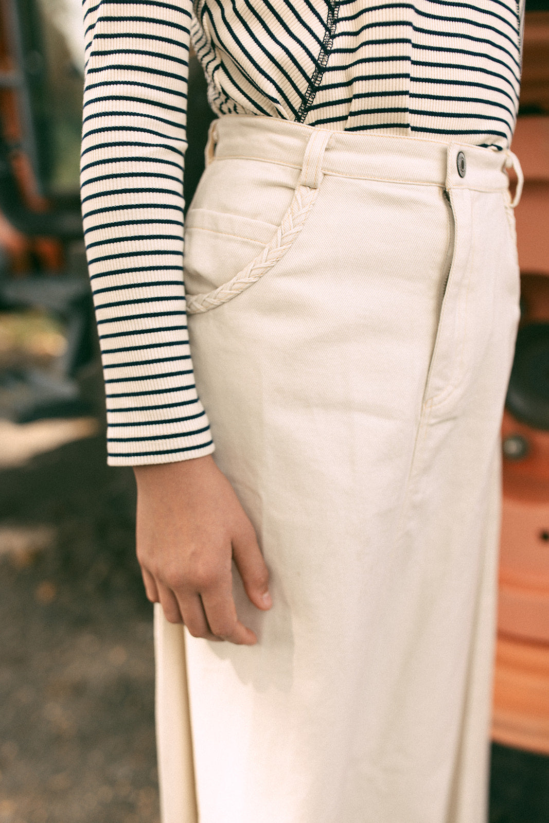 Ali Maxi Skirt - Vanilla