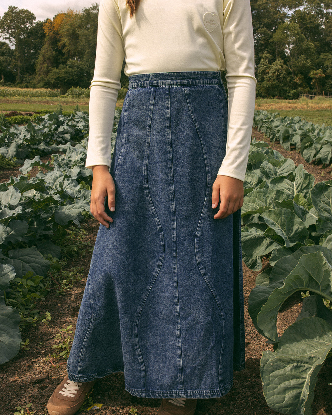 Piper Maxi Skirt - Dark Navy