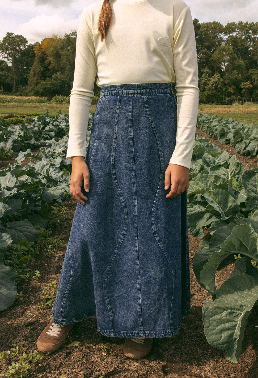 Piper Maxi Skirt - Dark Navy