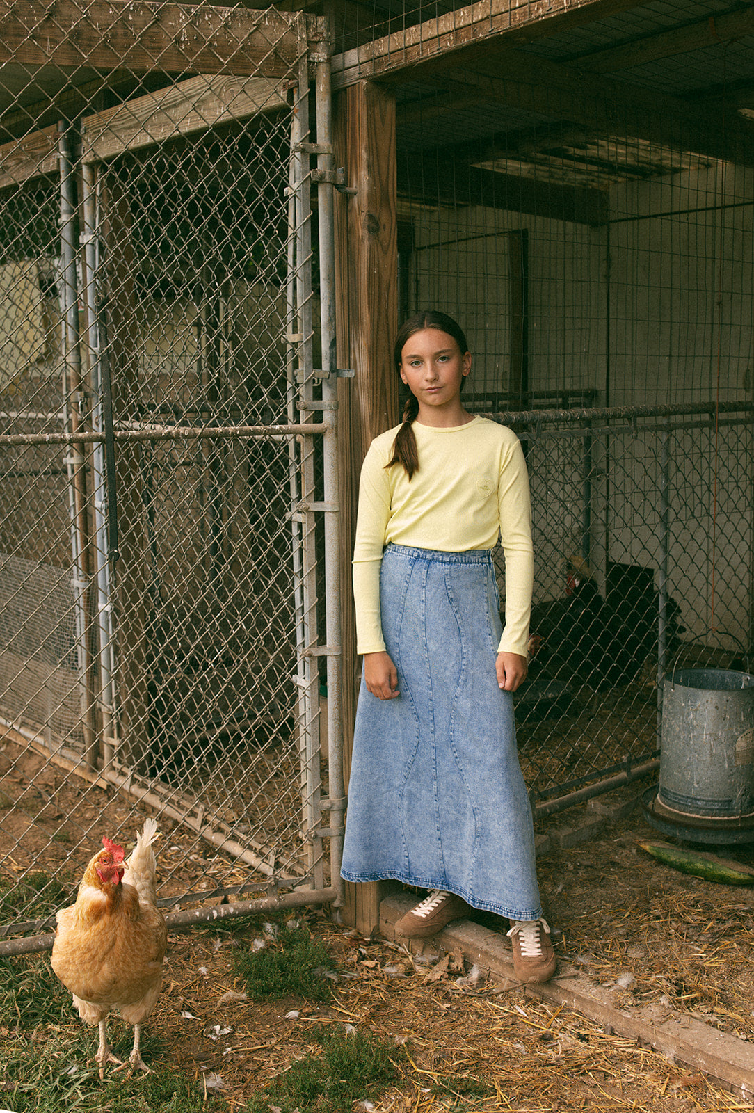 Piper Maxi Skirt - Blue