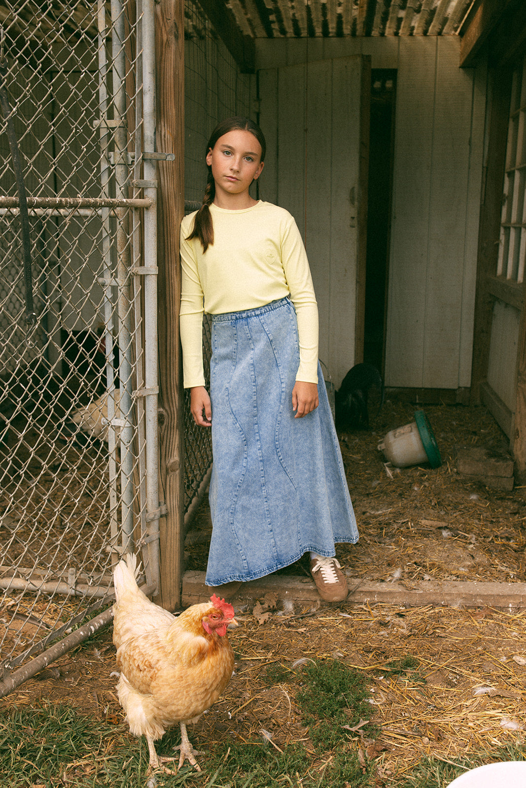 Piper Maxi Skirt - Blue