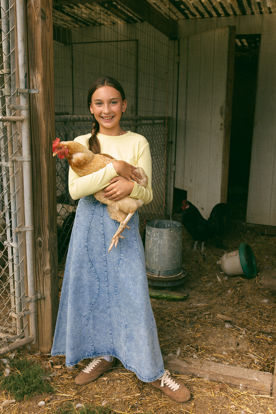 Piper Maxi Skirt - Blue