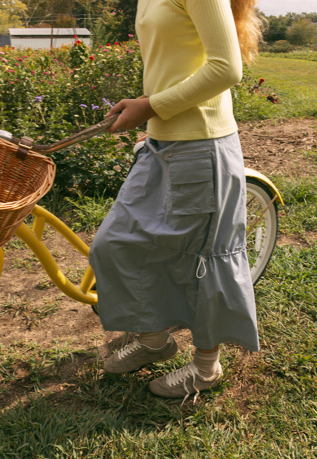 Bae Maxi Skirt - Blue