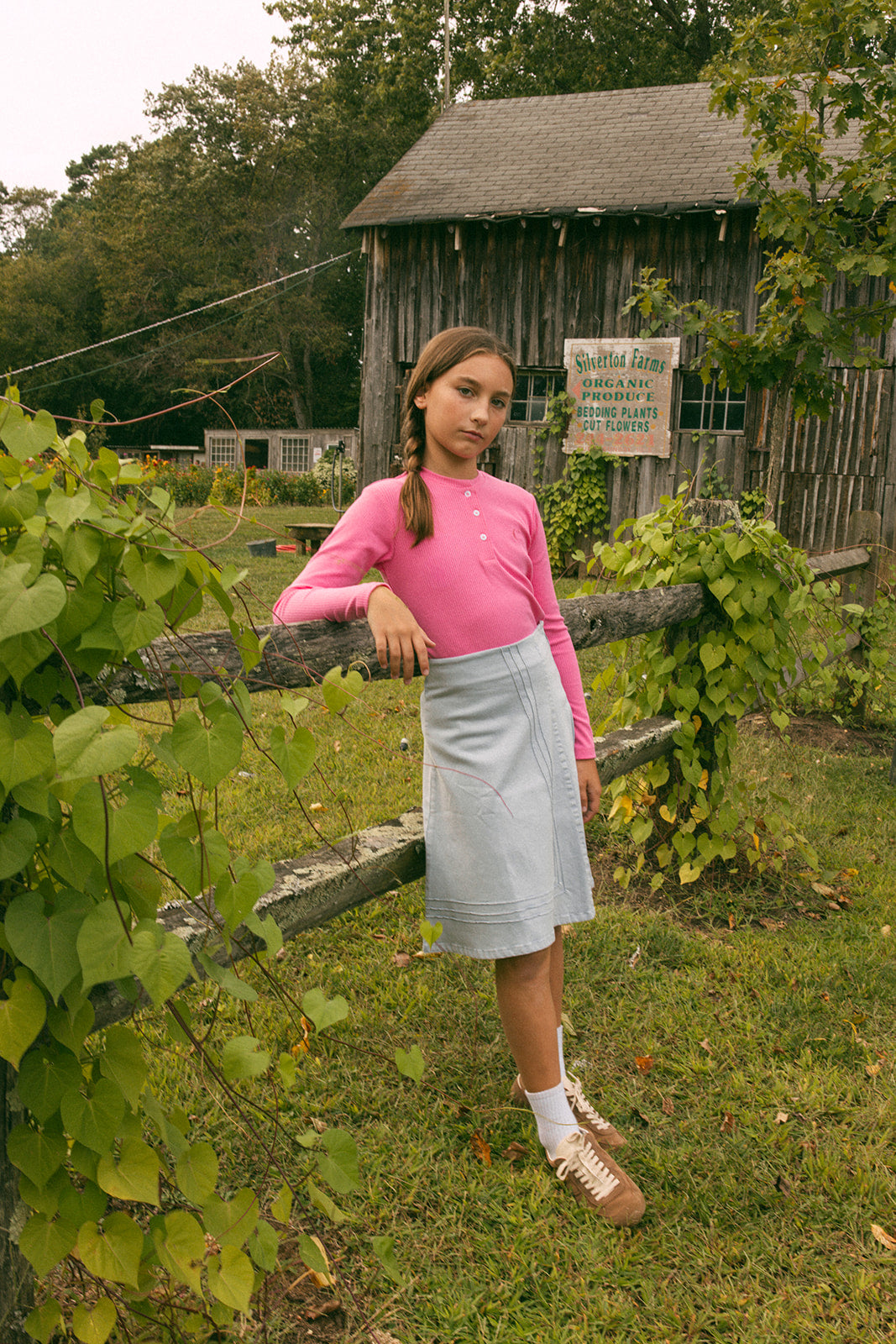 Jessica Denim Skirt - Blue