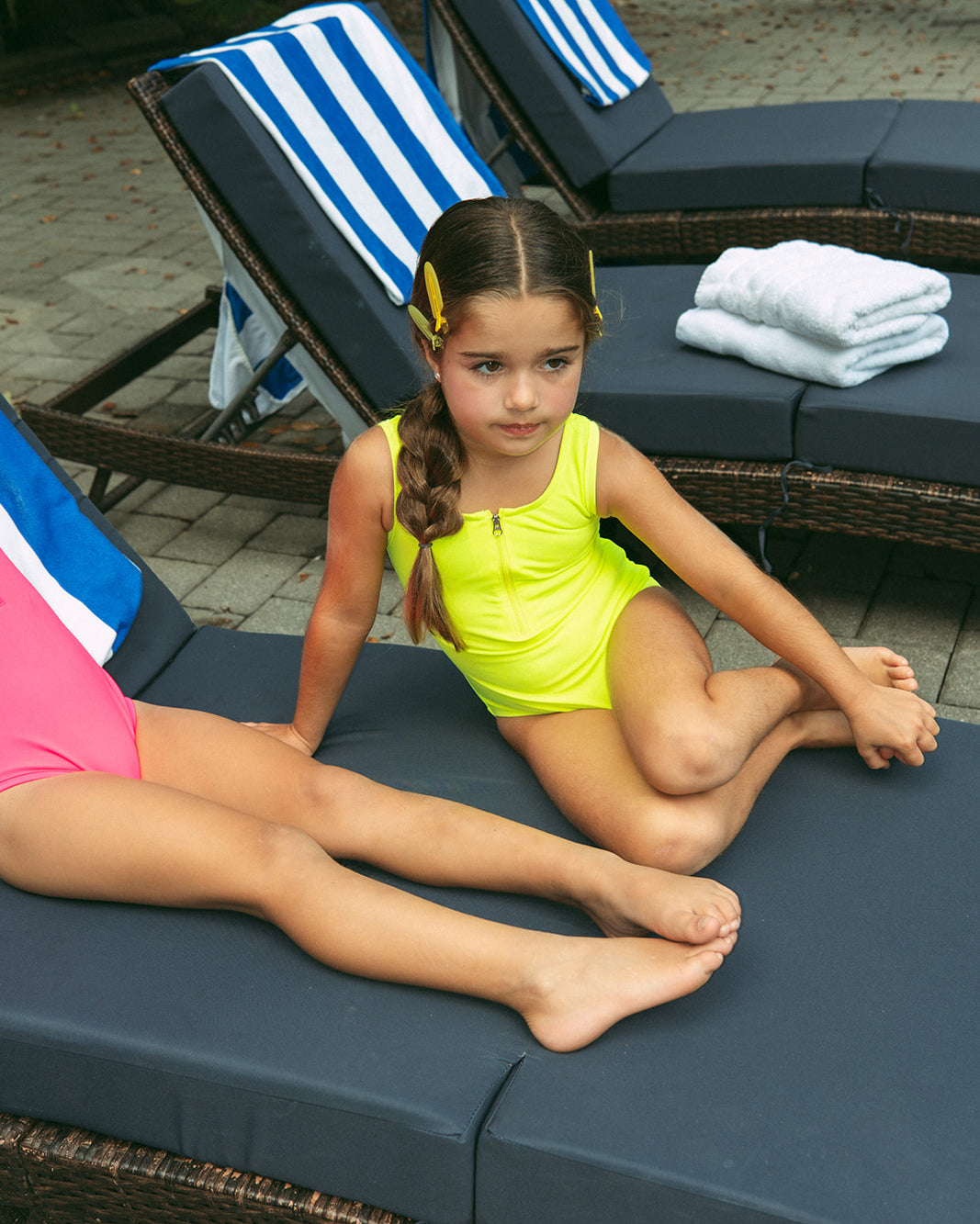 Mesh Neon Swimsuit - Yellow