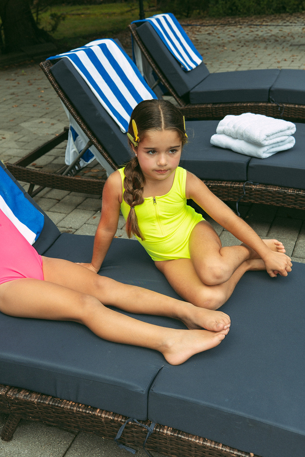 Mesh Neon Swimsuit - Yellow