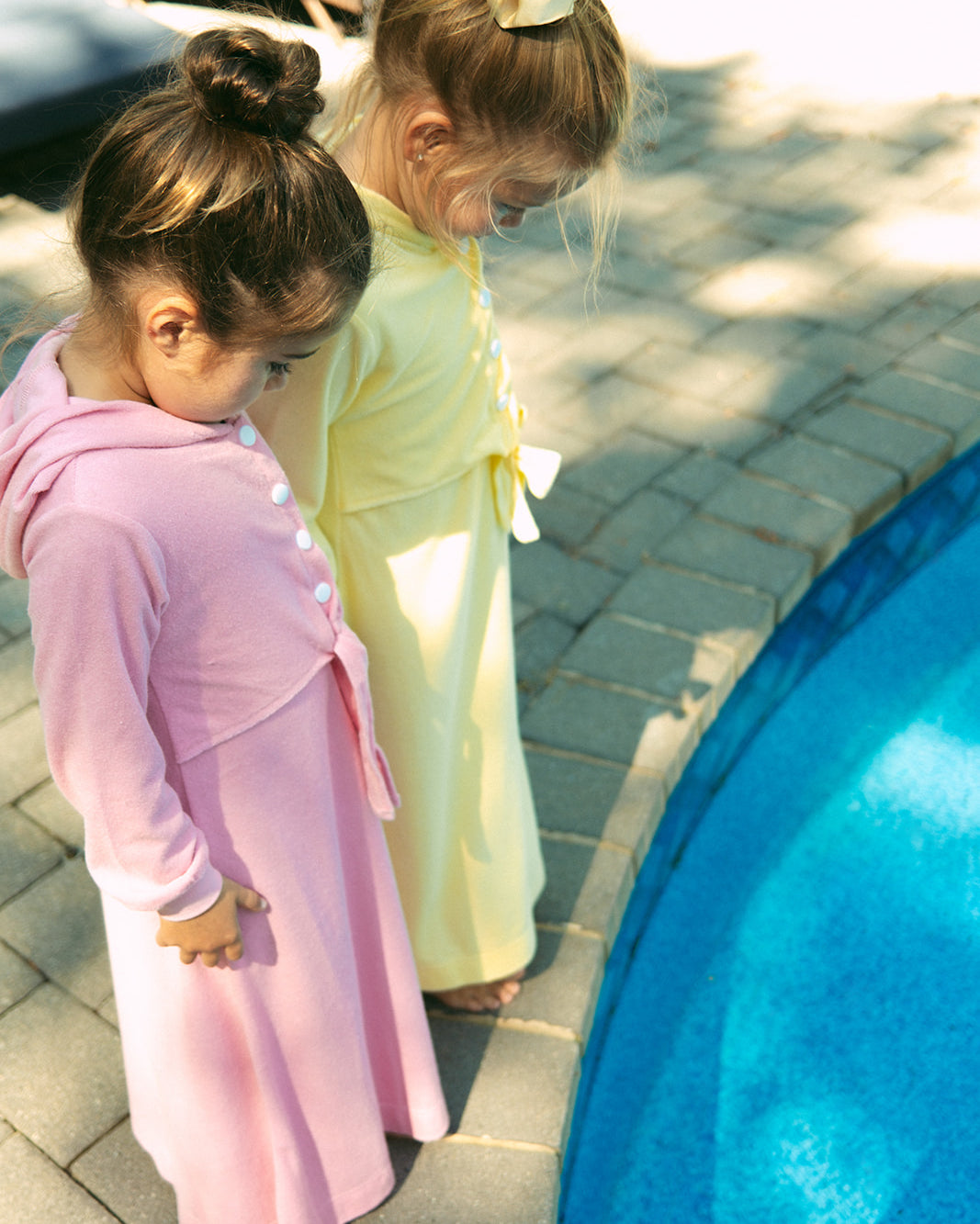 Pastel Terry Maxi Dress - Yellow