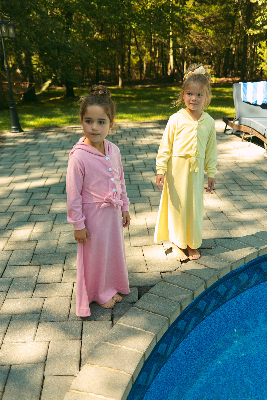 Pastel Terry Maxi Dress - Yellow