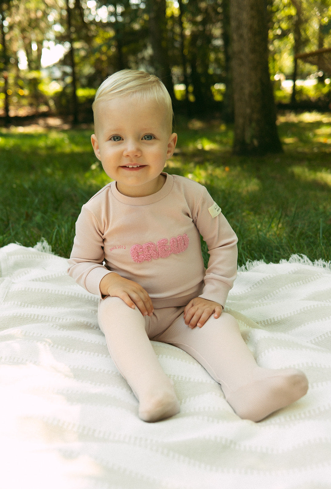 Athletic Footie - Pink