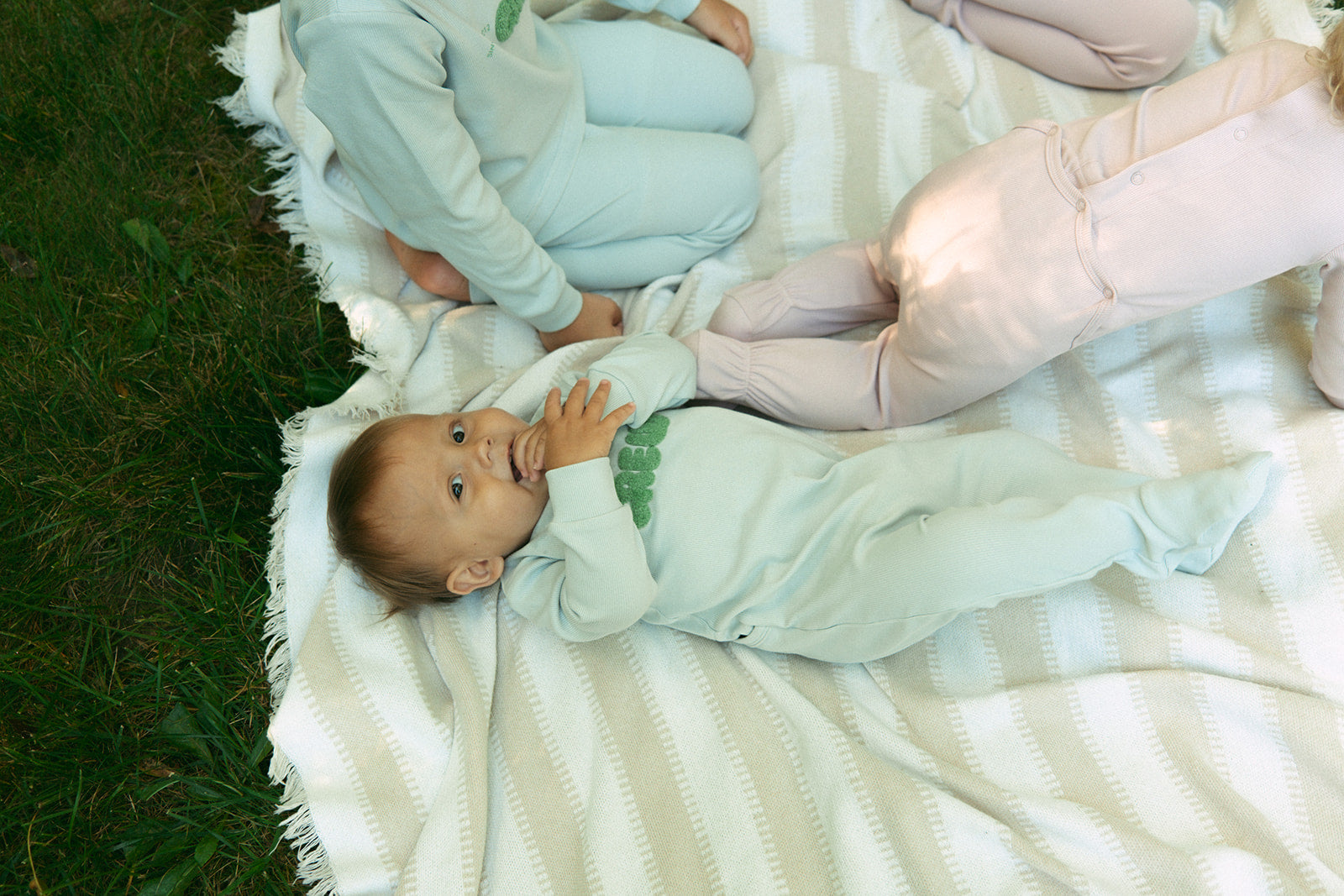 Athletic Footie - Green