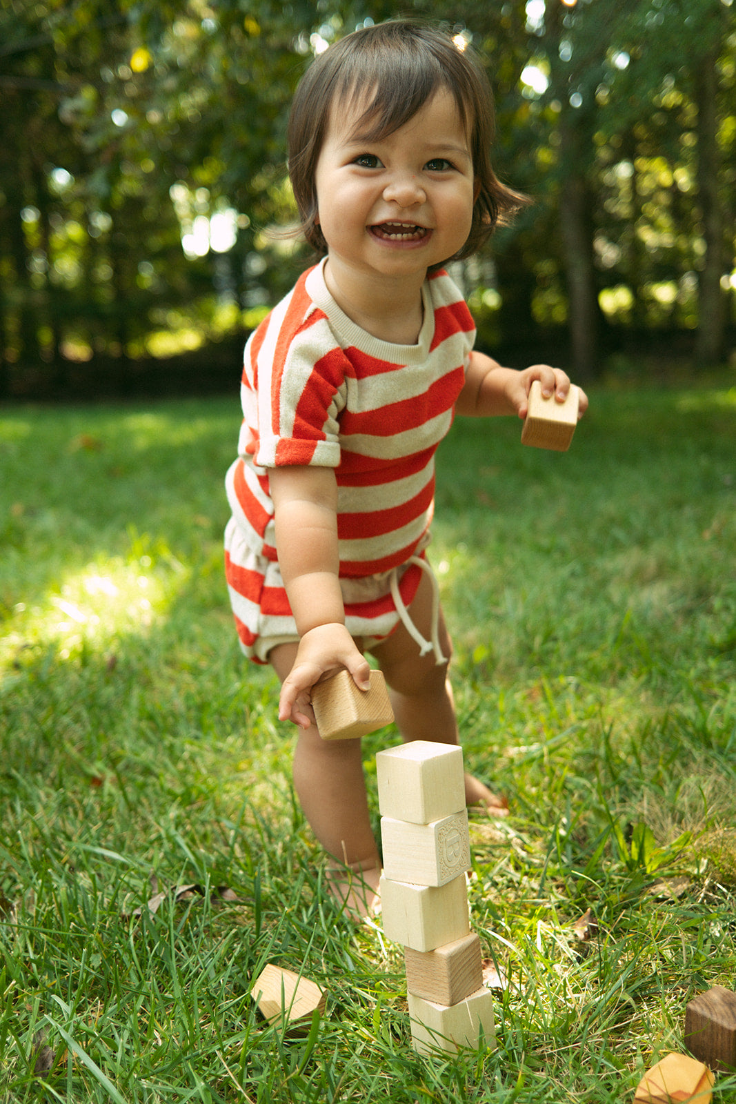 Addie Terry Set - Coral