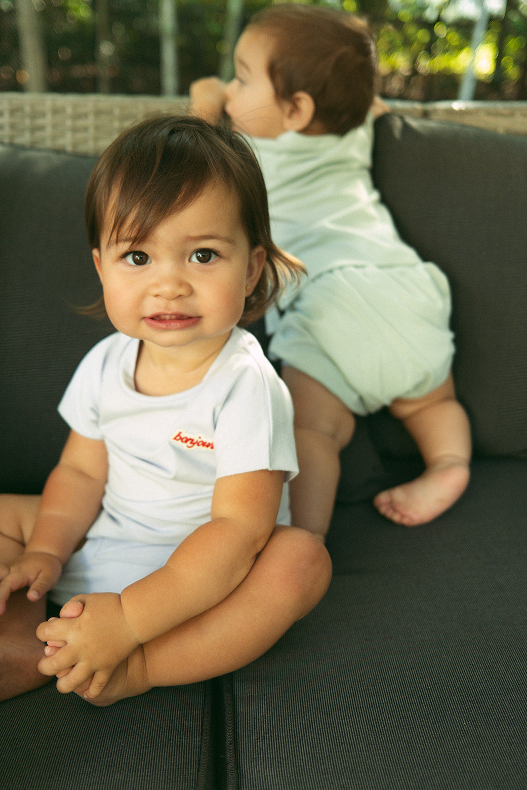 Mila Cotton Short Set - Lavender