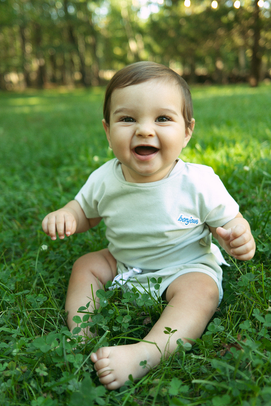 Mila Cotton Short Set - Mint