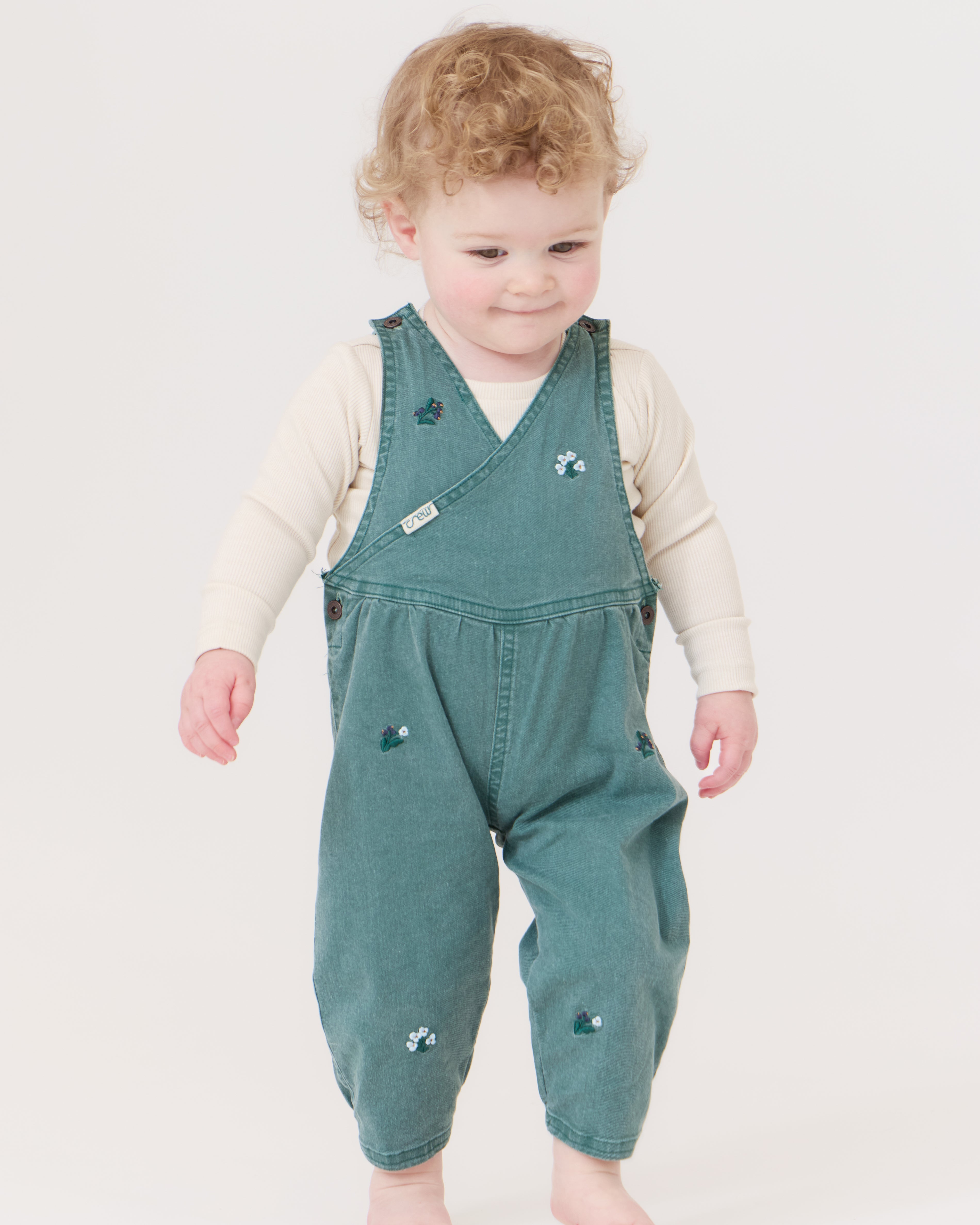 Louise Overalls - Emerald