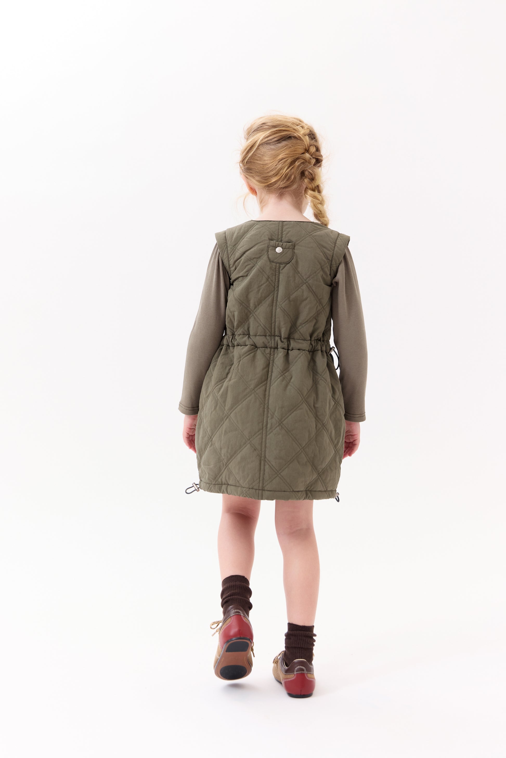 Lyla Quilted Dress - Green