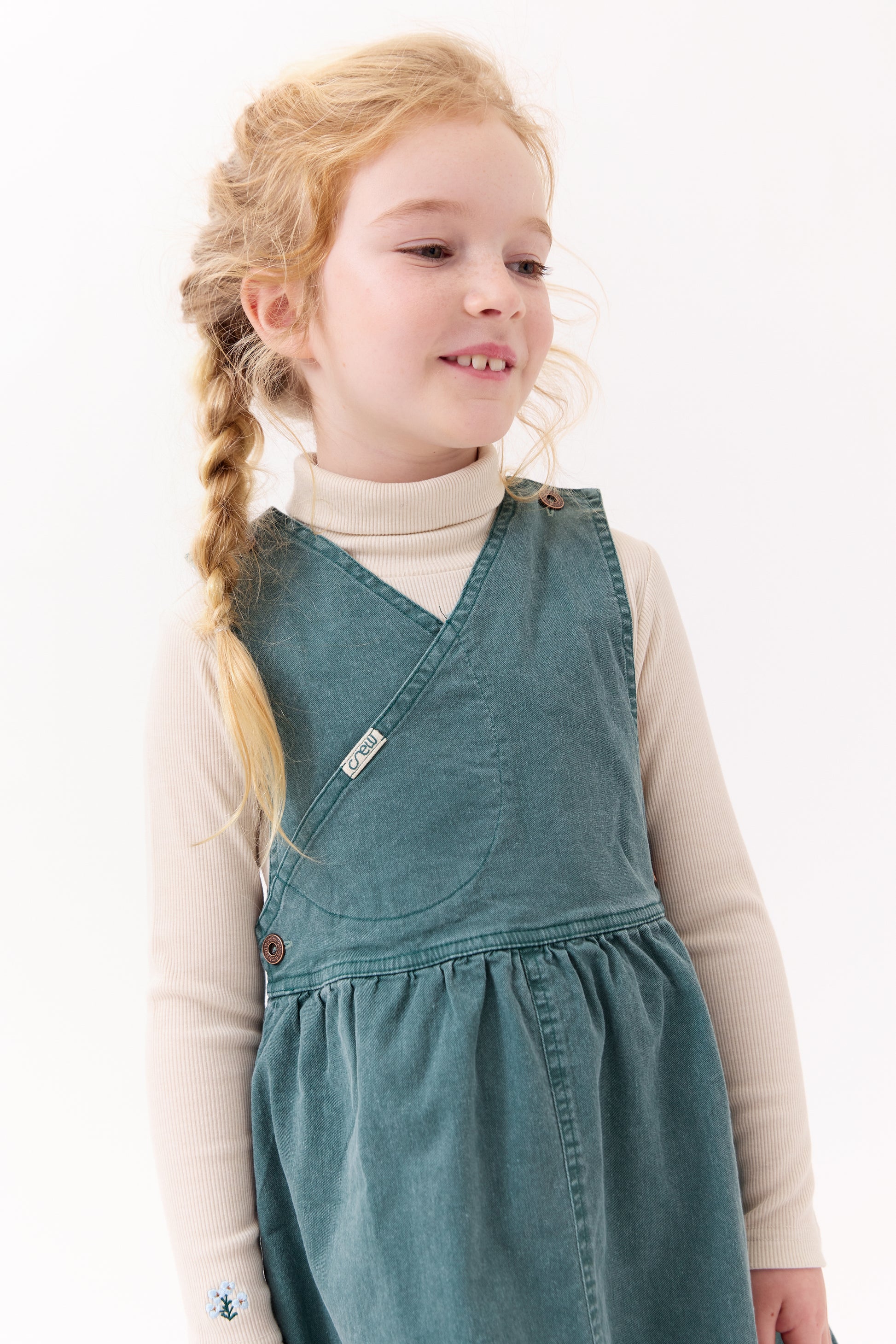 Louise Rib Turtleneck - Oatmilk
