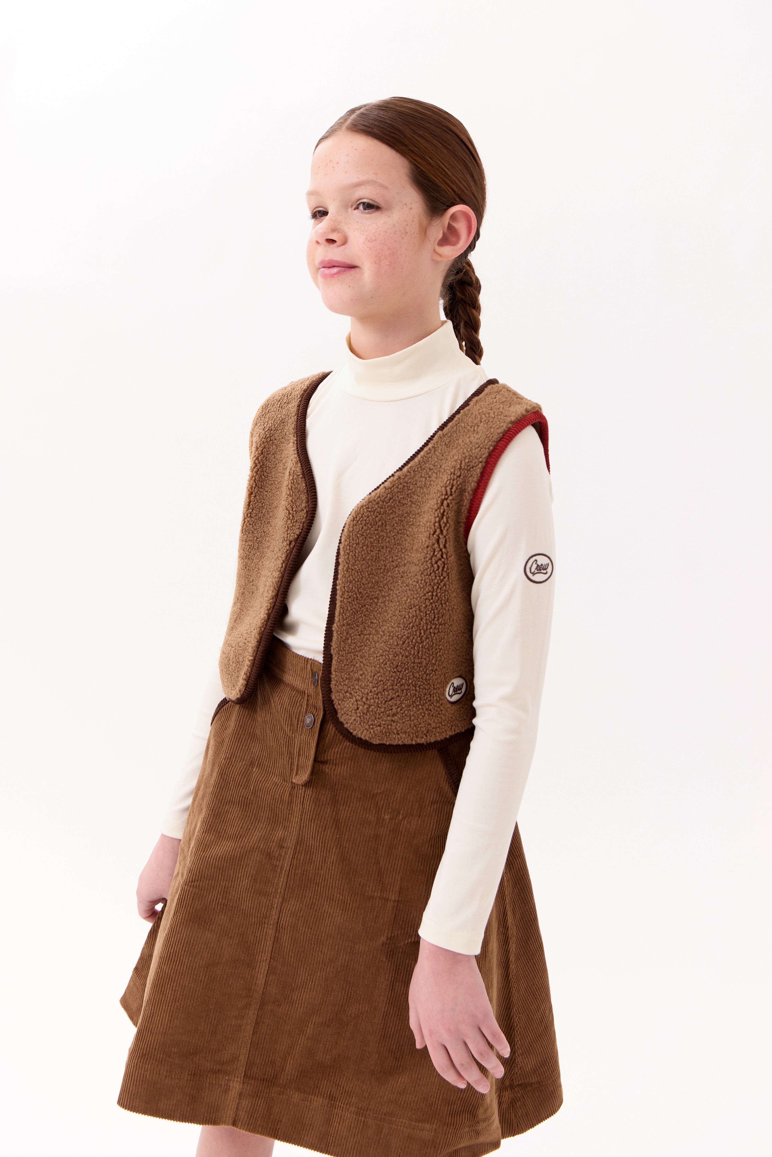 Ella Sherpa Vest – Crew Kids NY