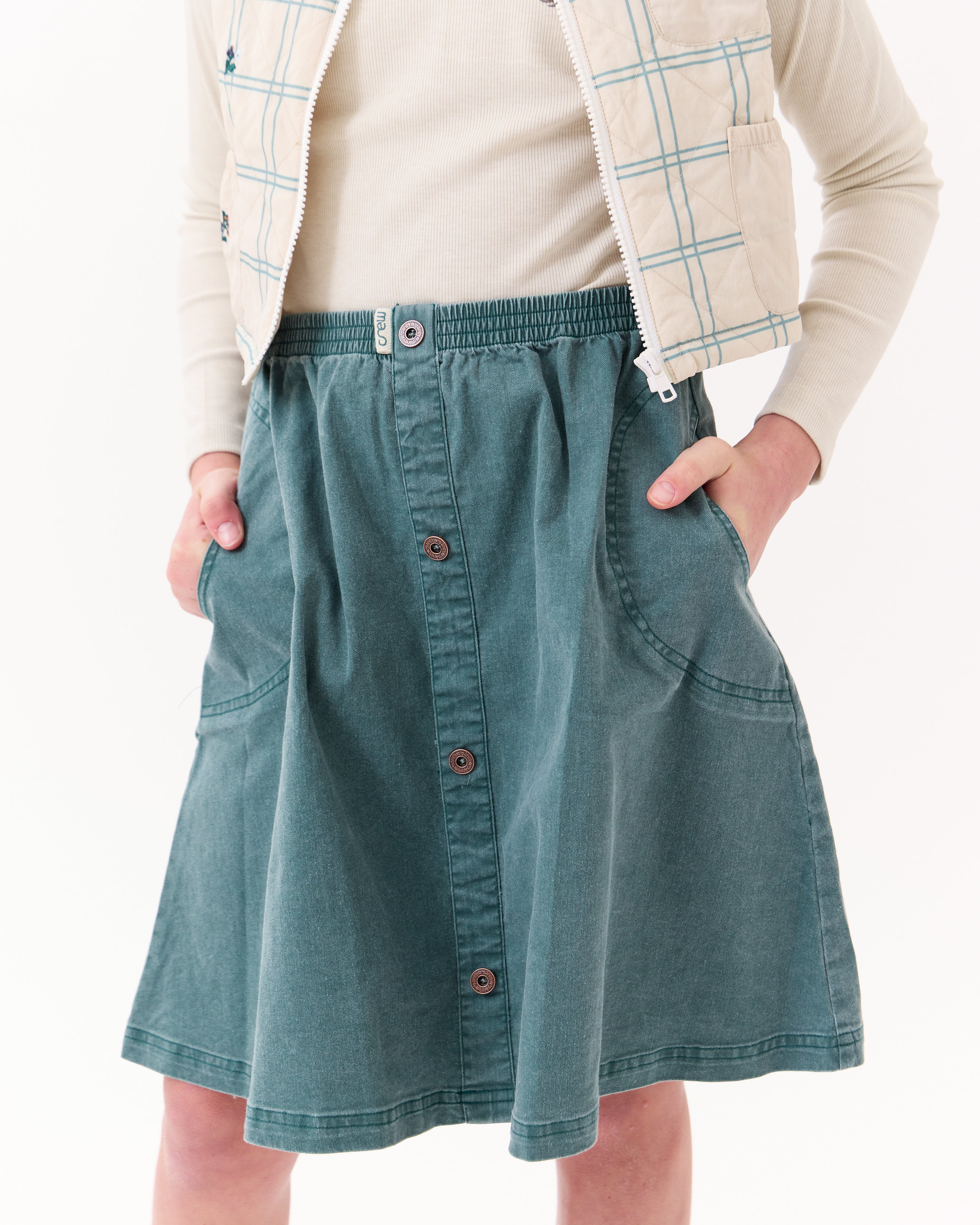 Louise Skirt - Emerald