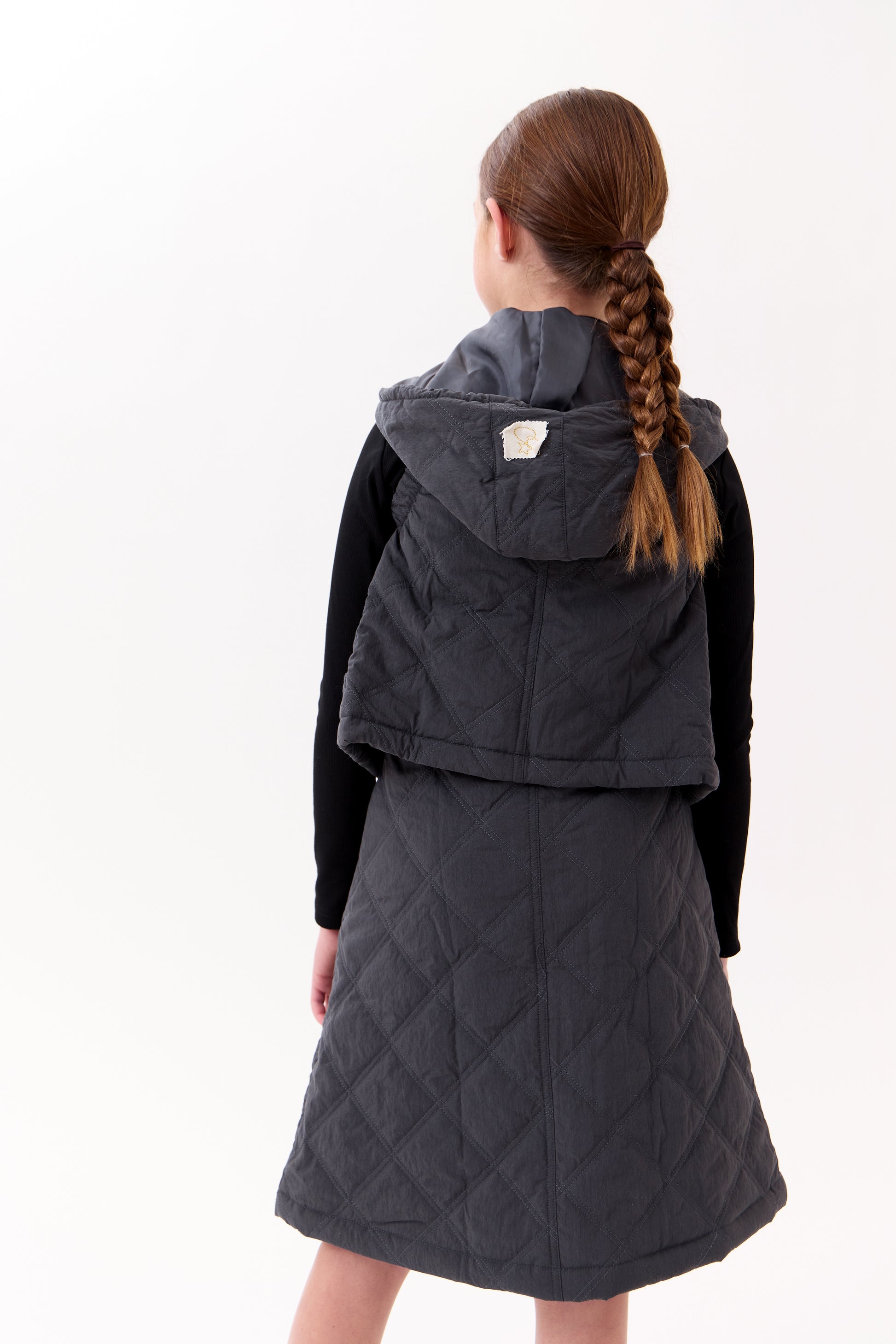 Lyla Quilted Skirt - Black