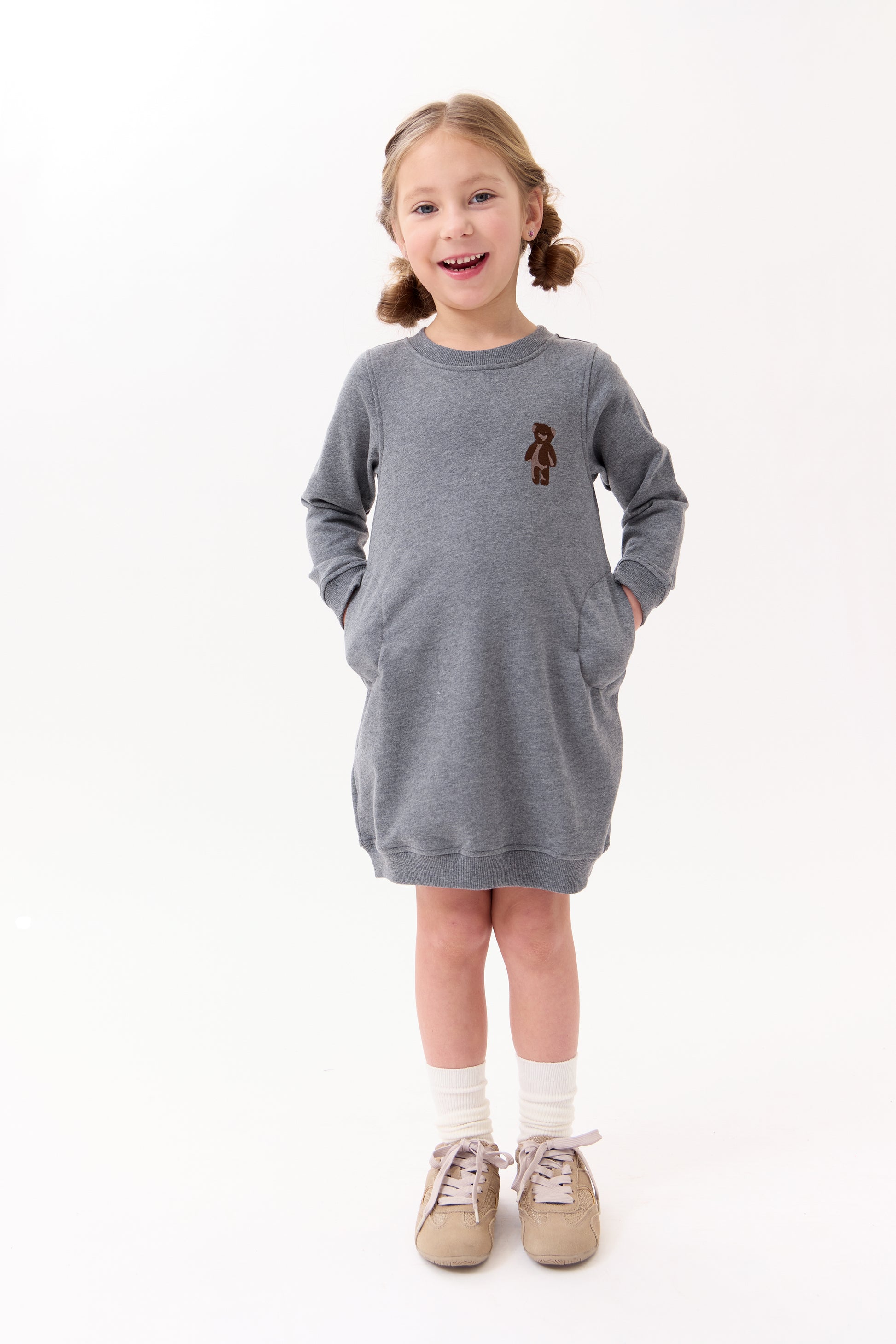 Gracie Sweatdress - Grey