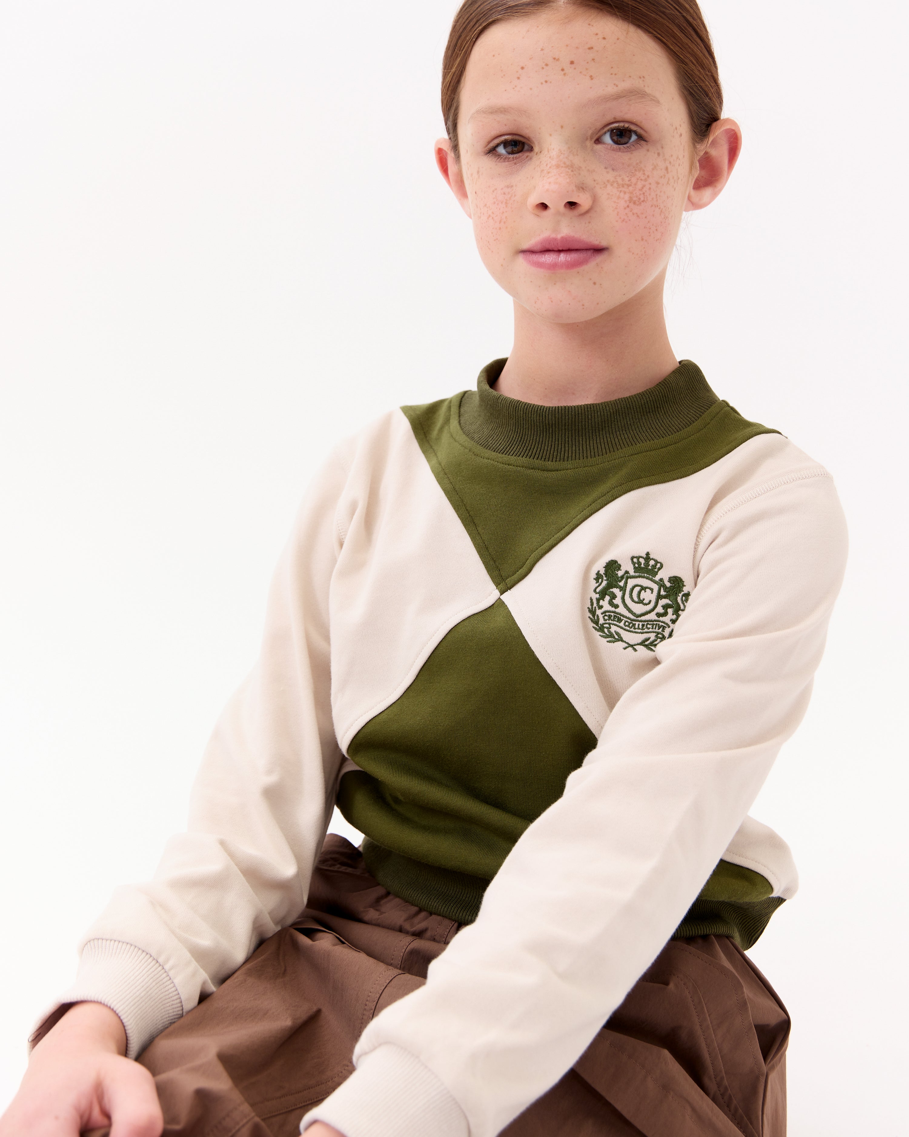 Gia Colorblock Sweatshirt - Green