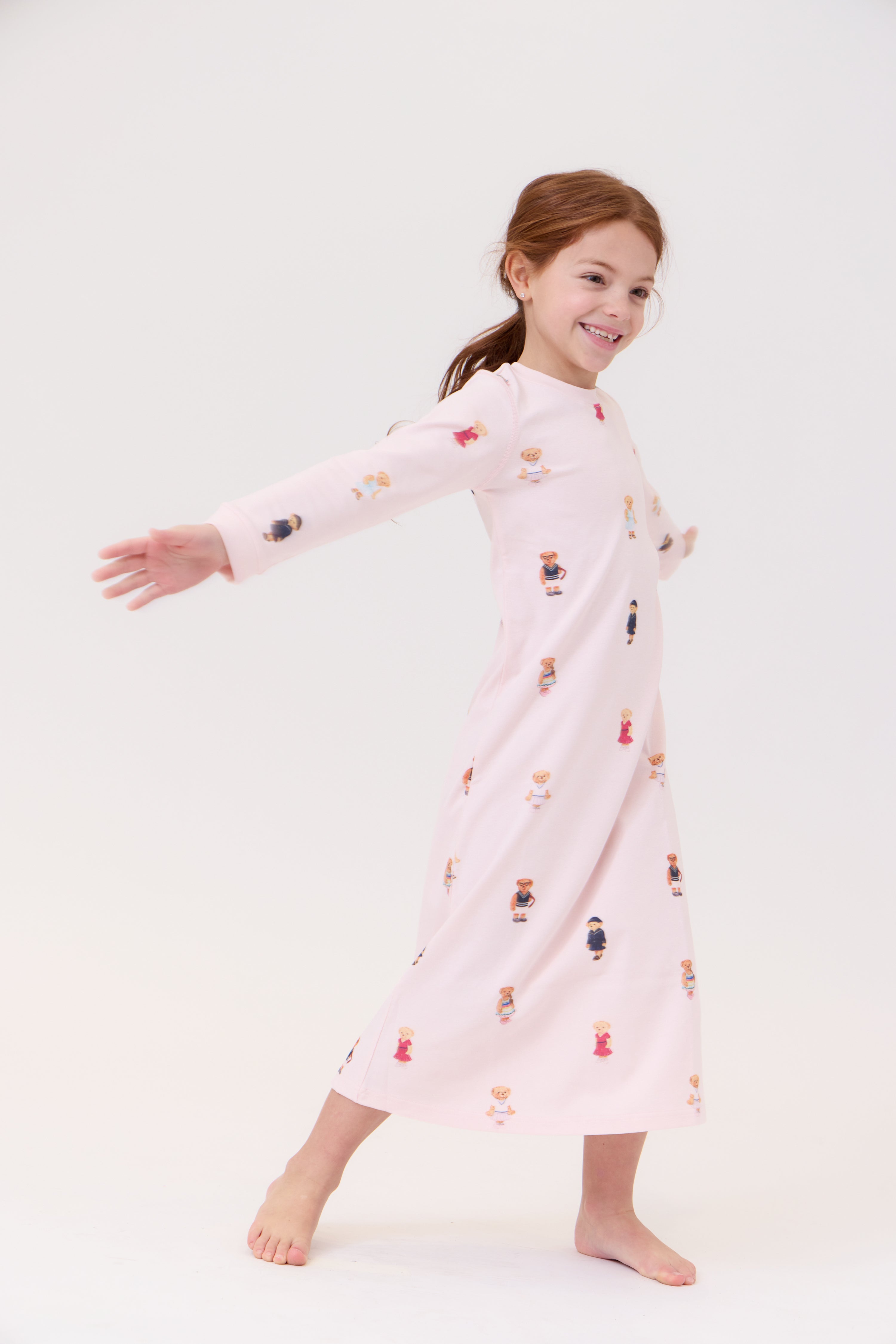 Teddy Nightgown - Light Pink