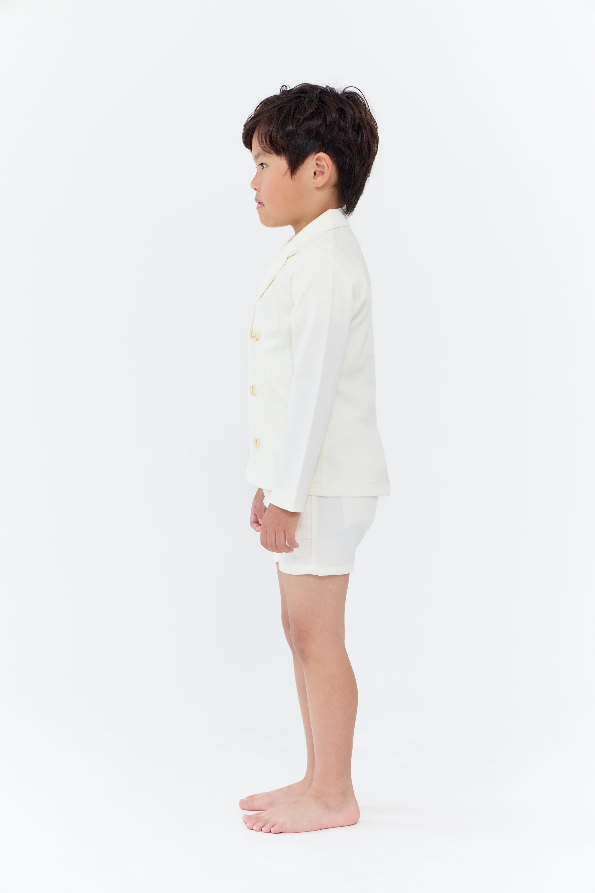 London Cotton Blazer - White