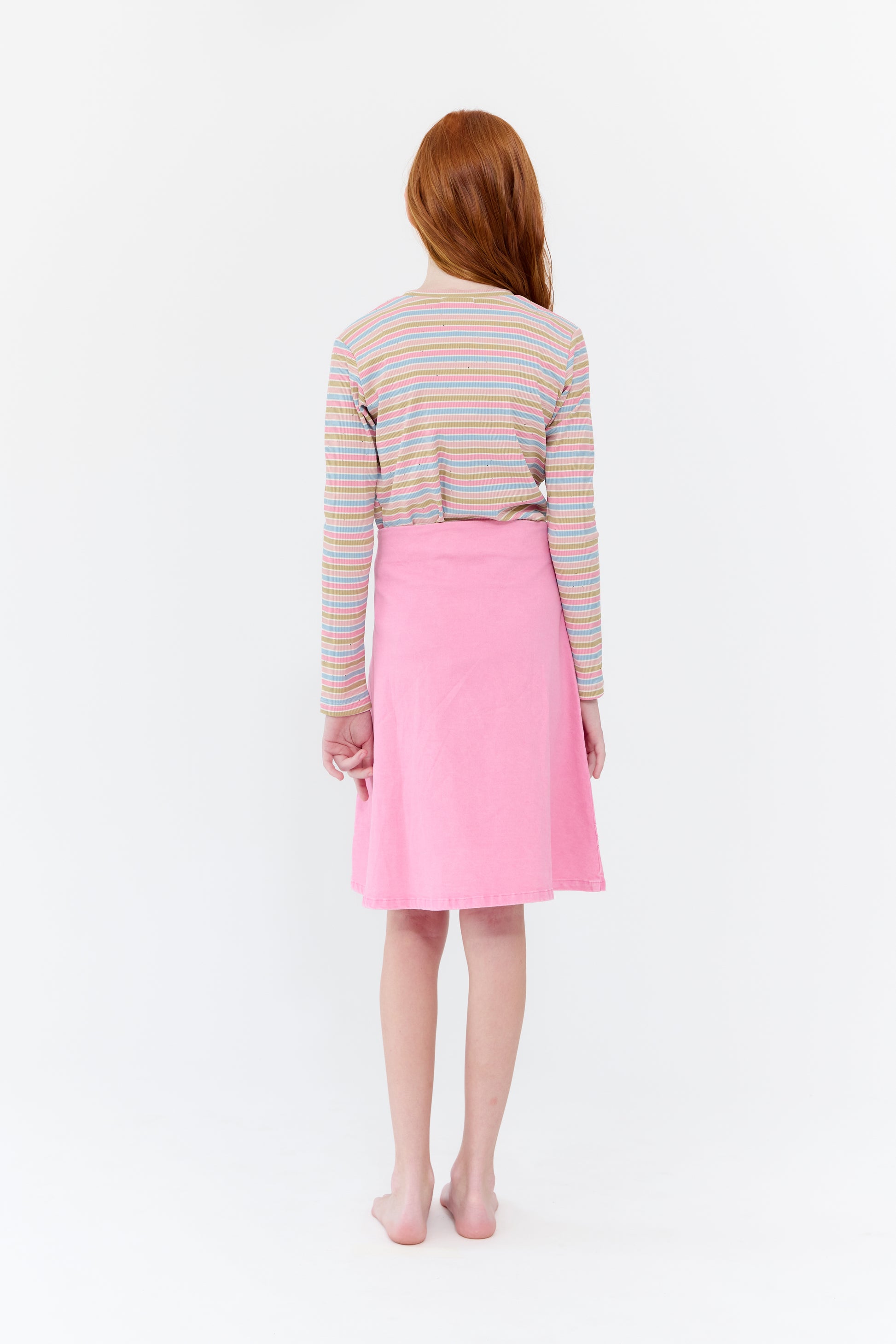 Jessica Denim Skirt - Pink