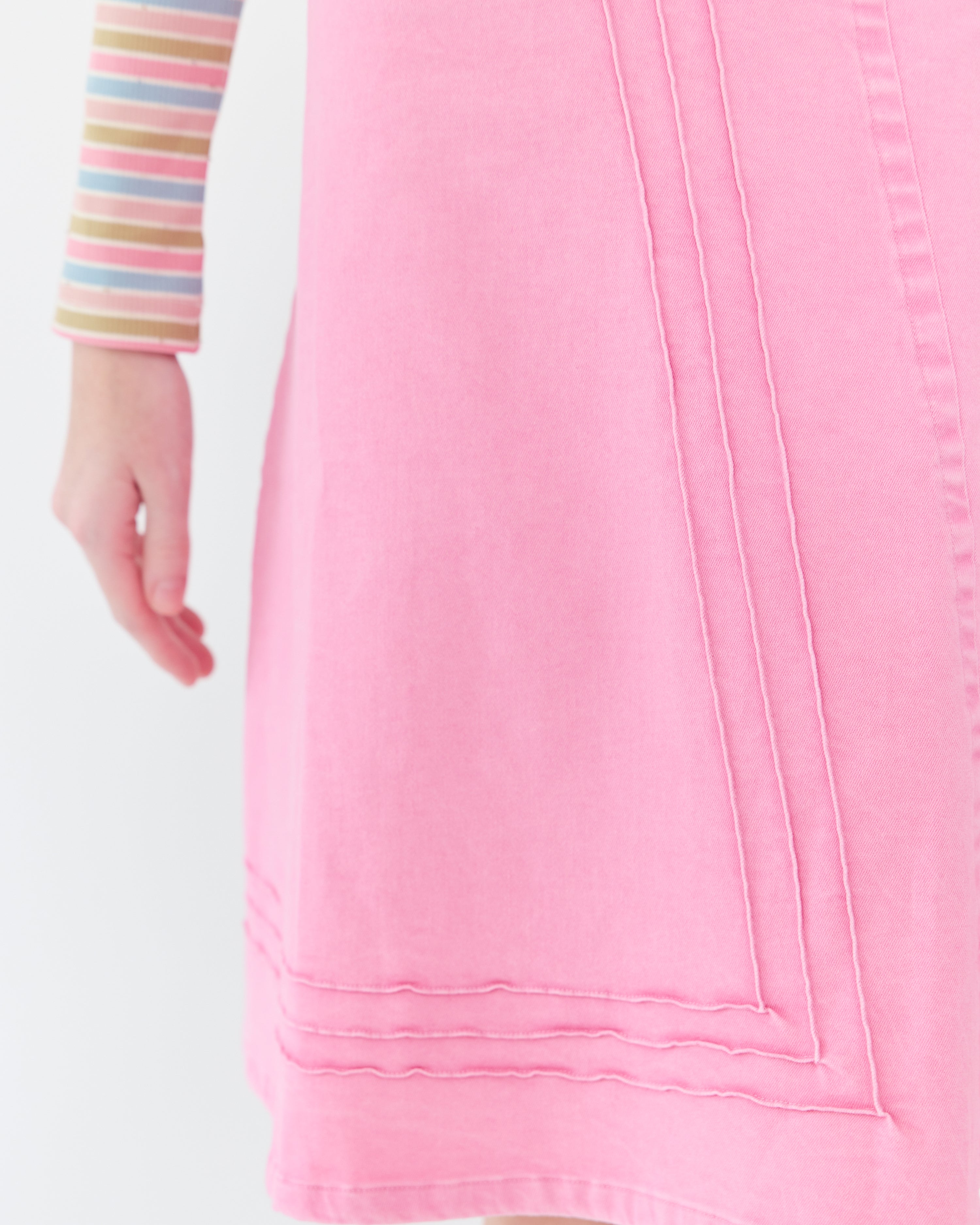 Jessica Denim Skirt - Pink