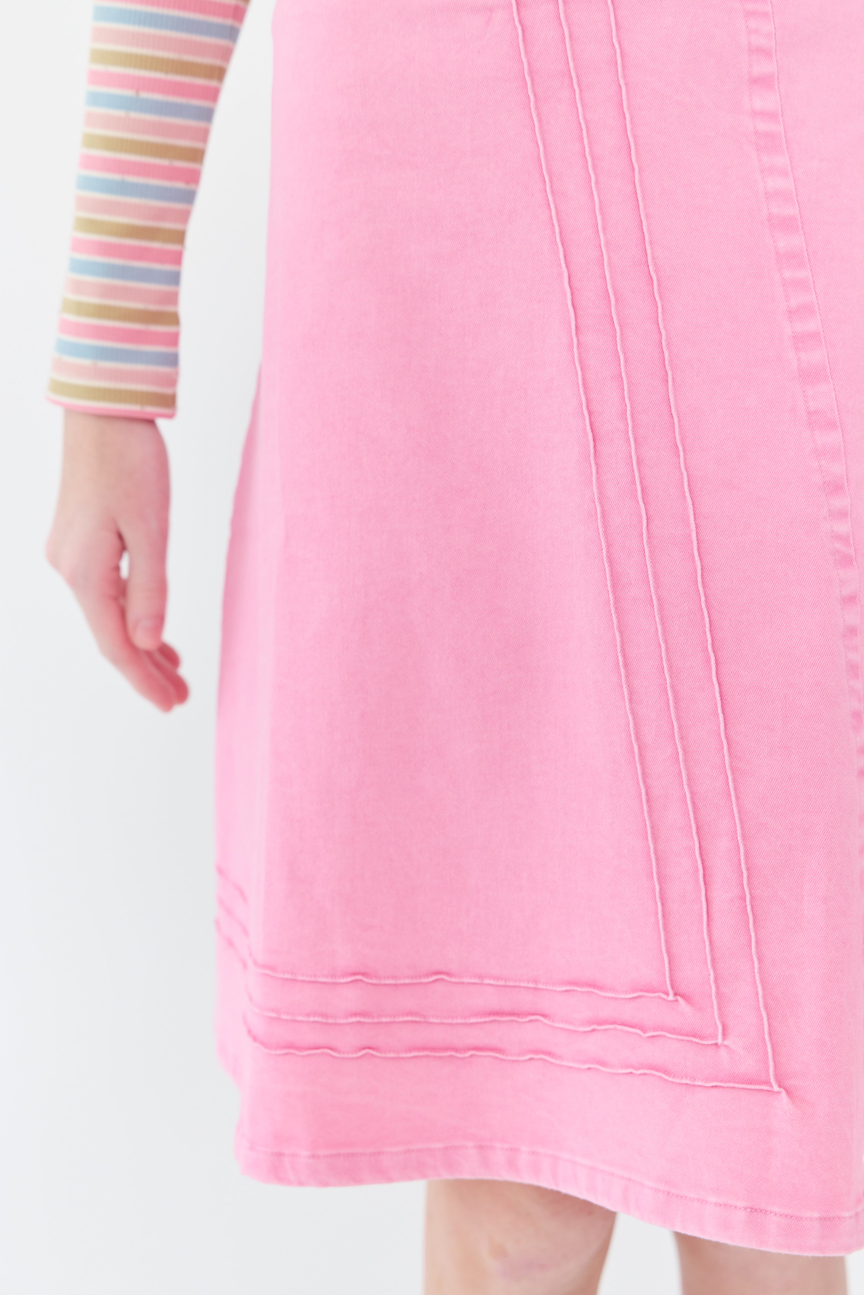 Jessica Denim Skirt - Pink