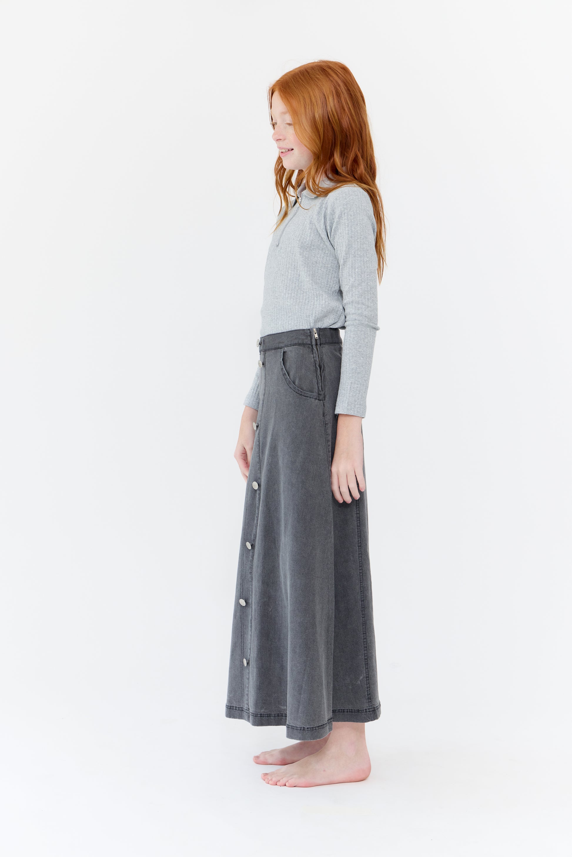 Aubrey Maxi Skirt - Black
