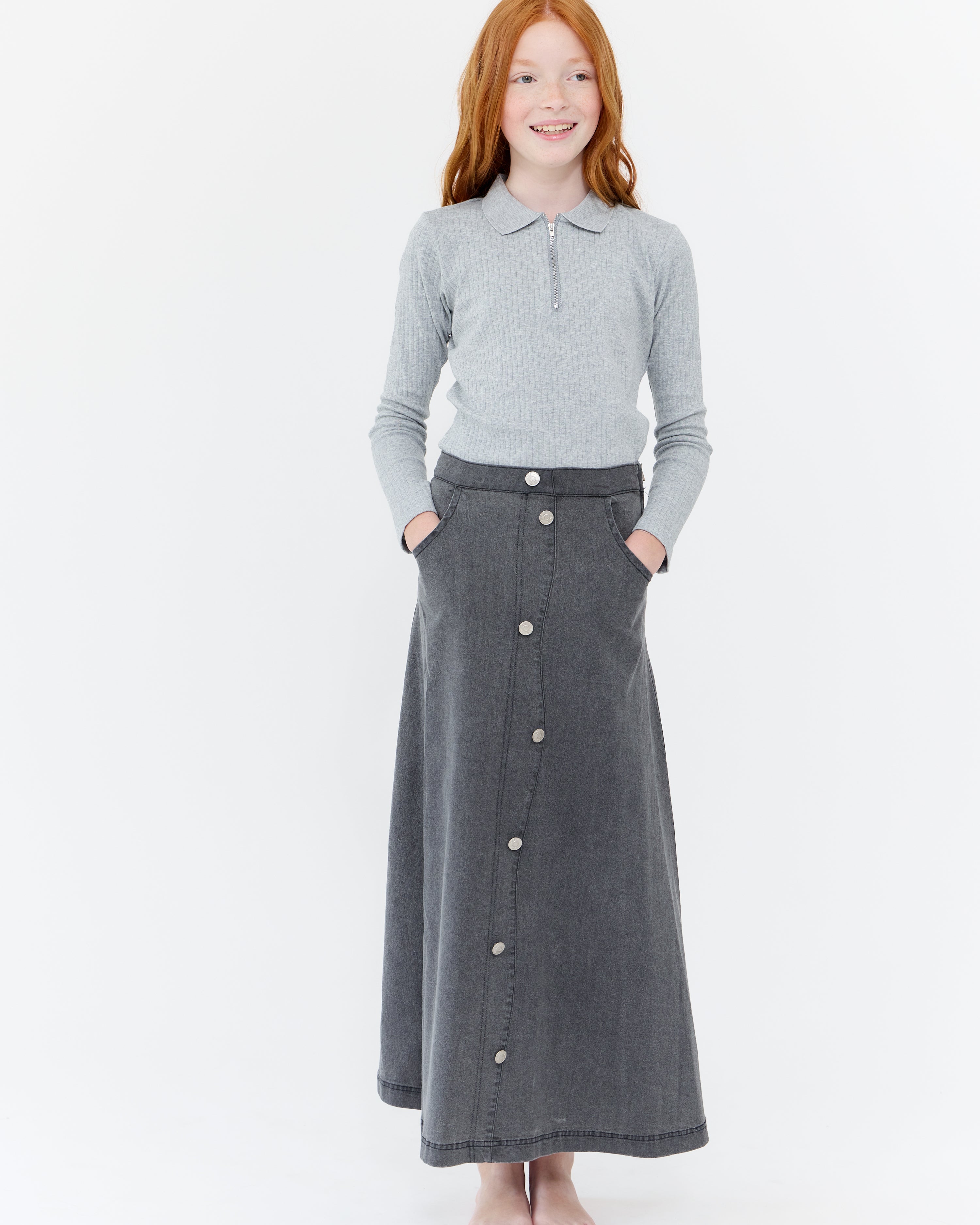 Aubrey Maxi Skirt - Black