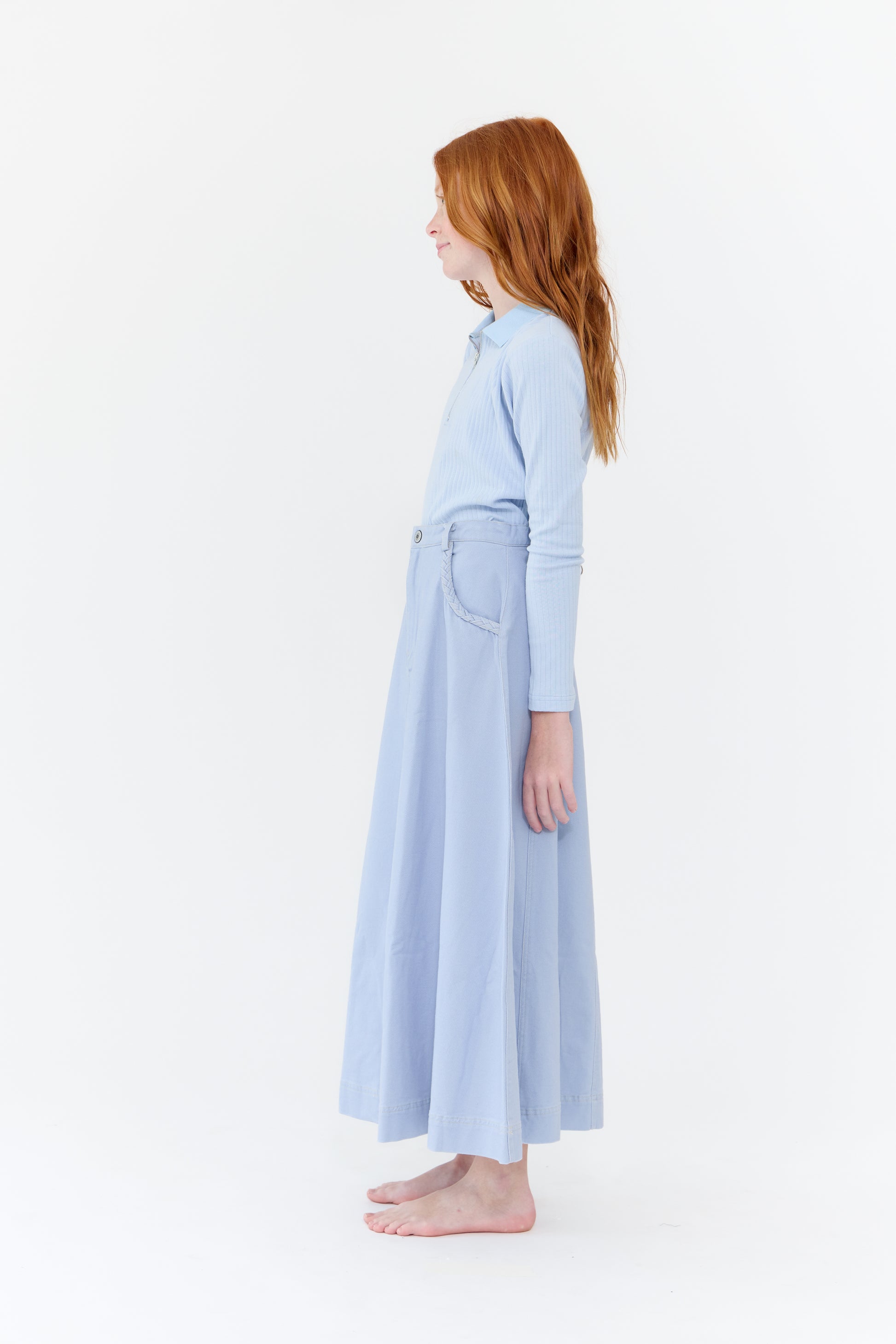 Ali Maxi Skirt - Blue