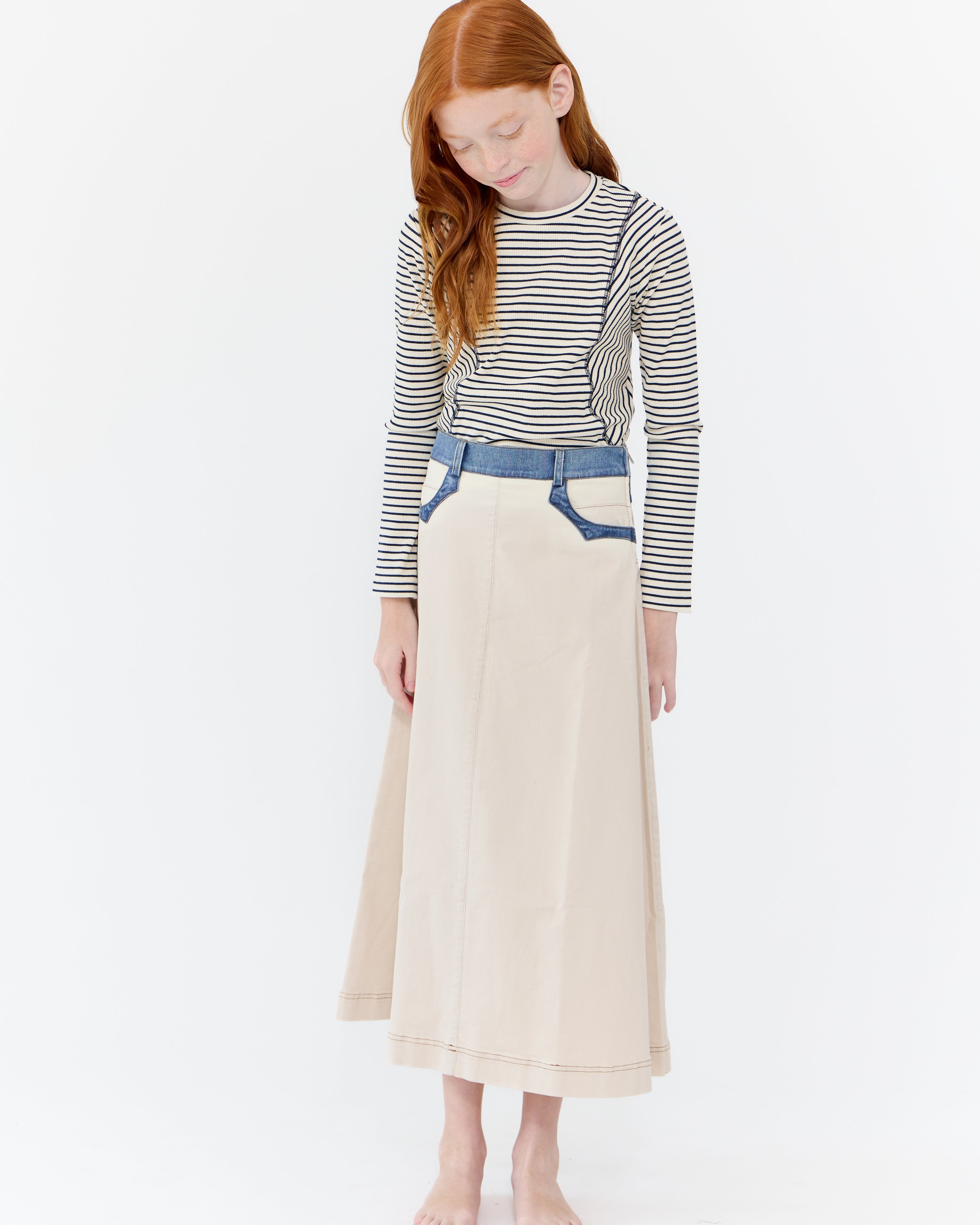 Lexi Maxi Skirt - Stone