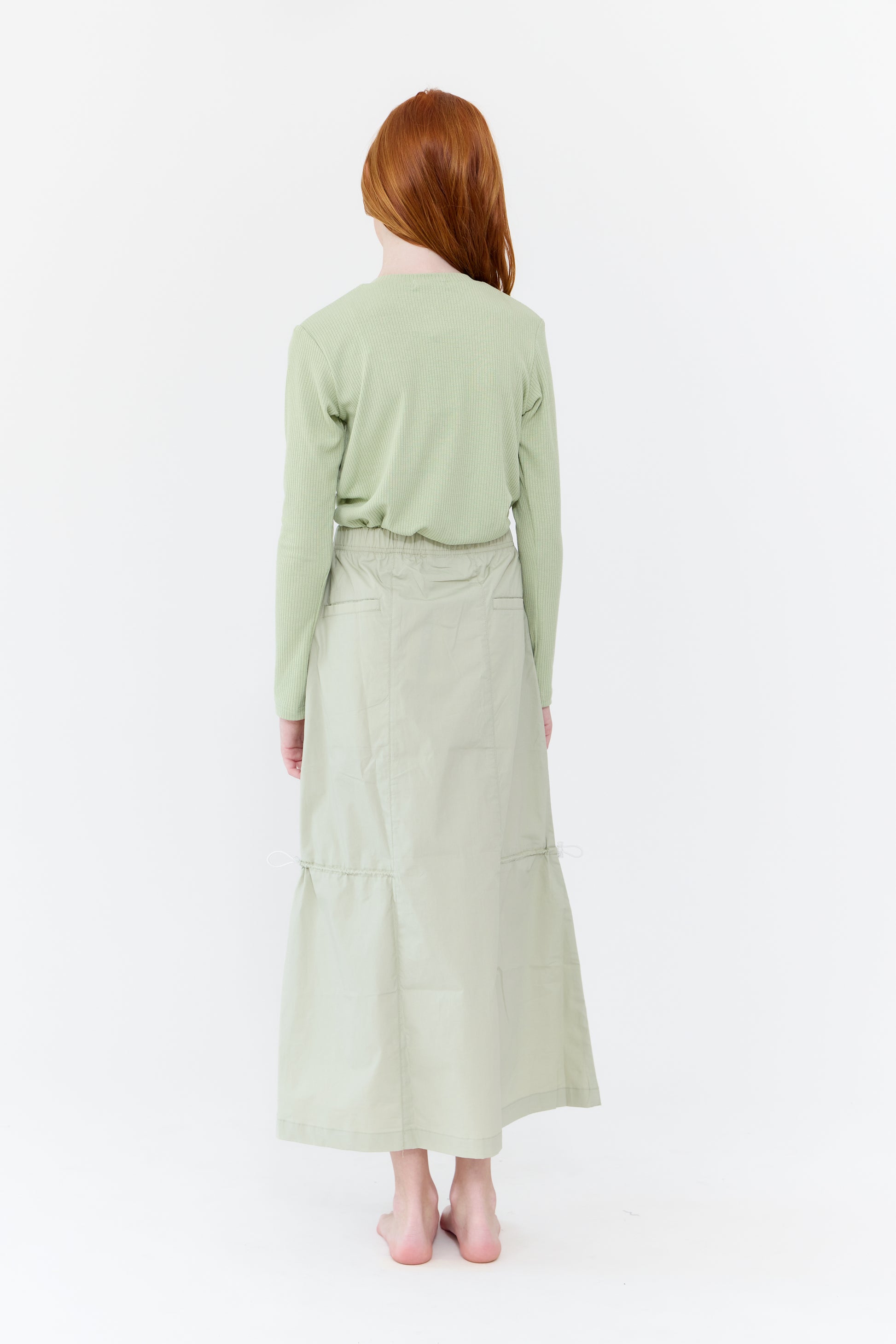 Bae Maxi Skirt - Vintage Green