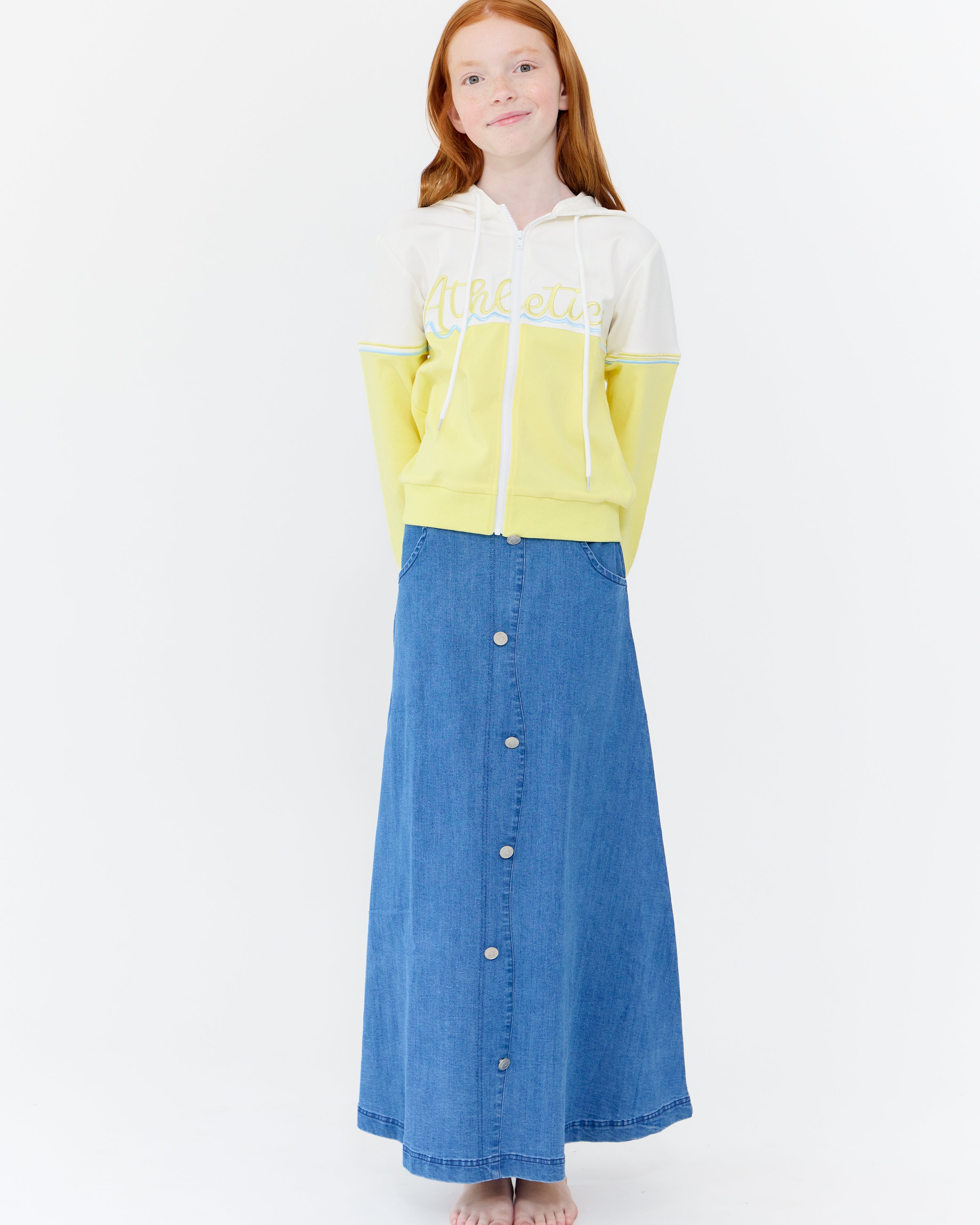 Aubrey Maxi Skirt - Blue