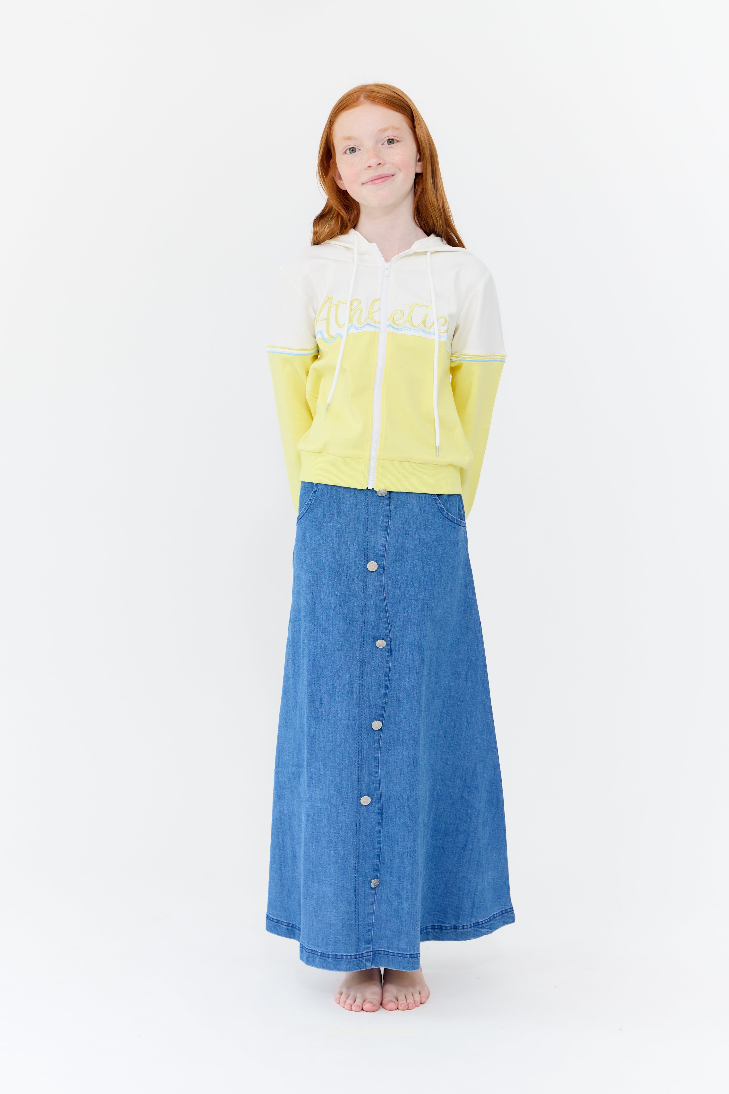 Aubrey Maxi Skirt - Blue