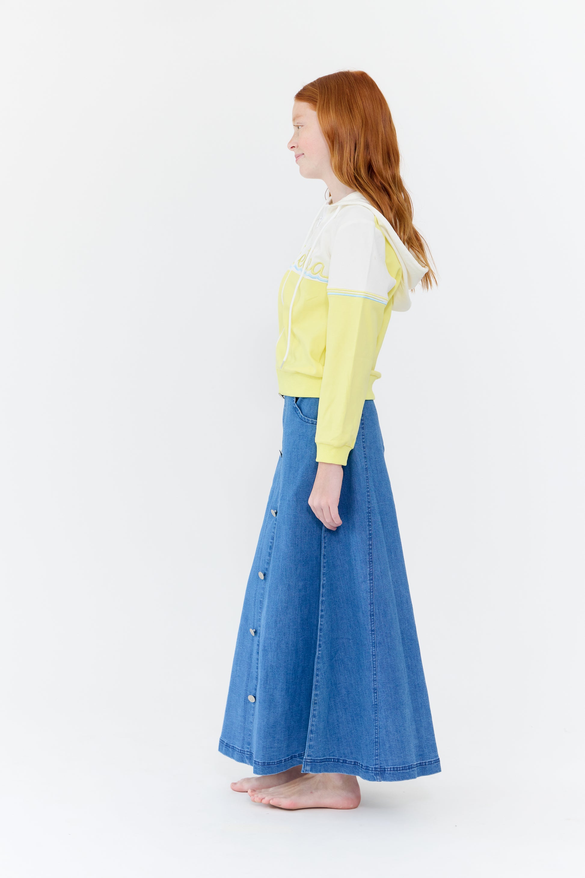 Aubrey Maxi Skirt - Blue