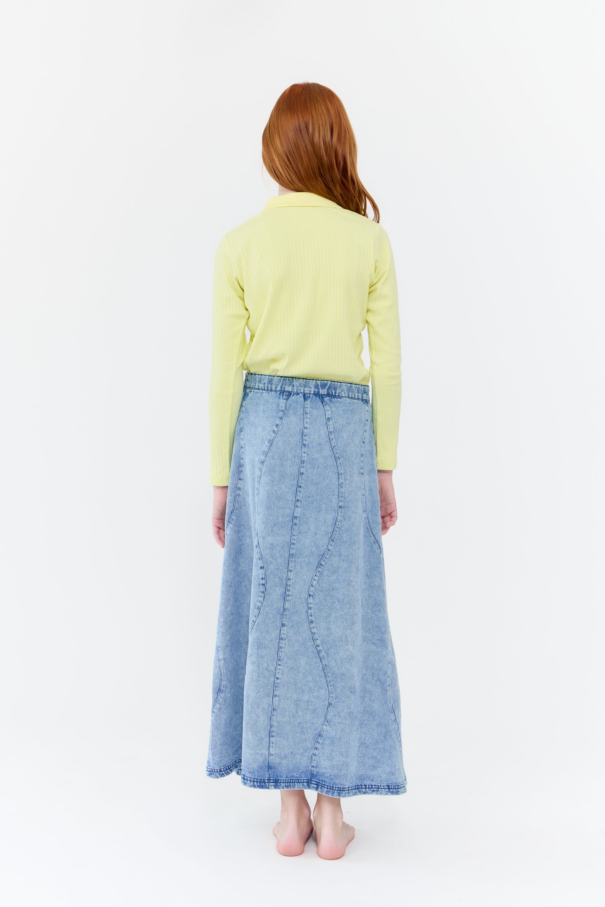 Piper Maxi Skirt - Blue