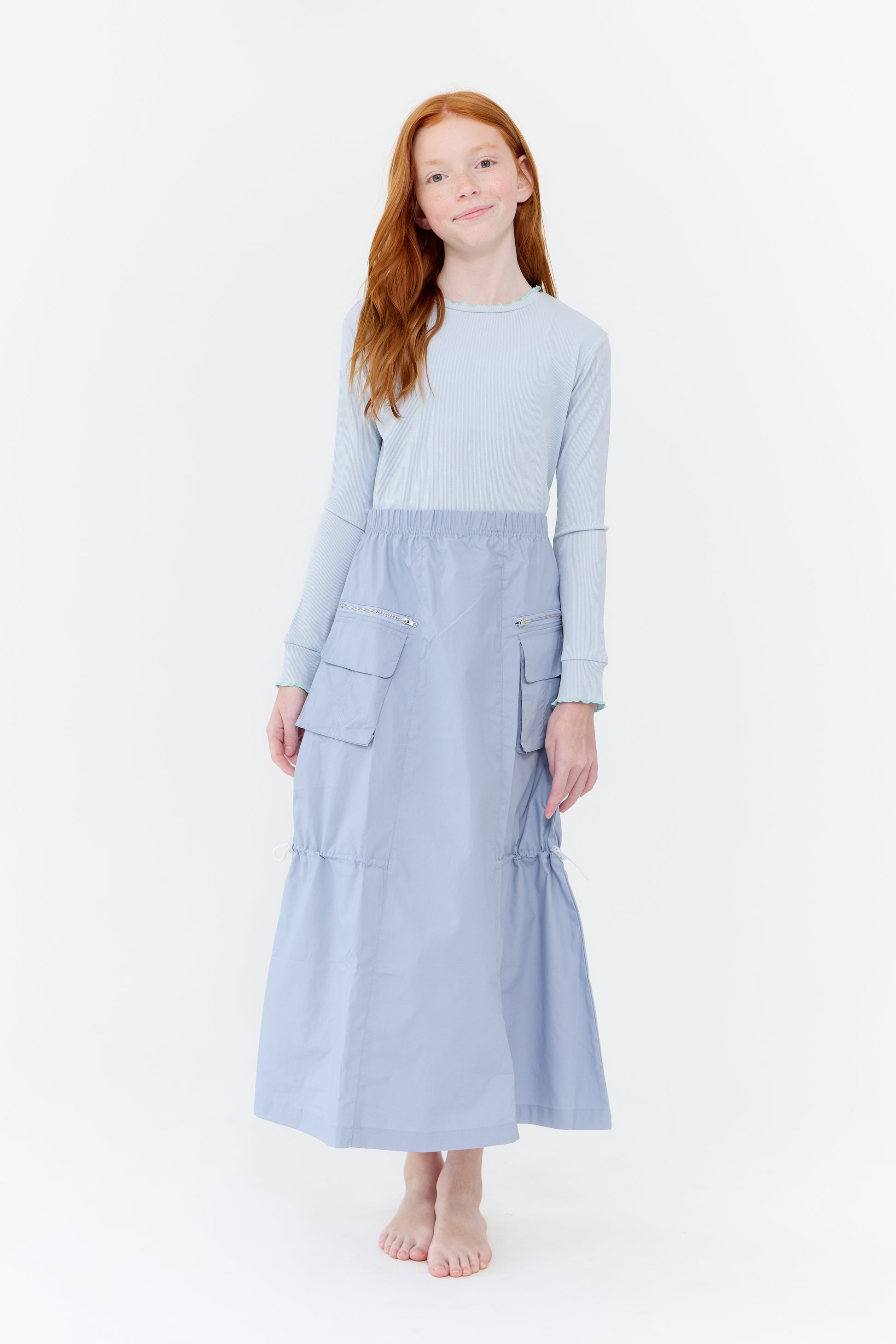 Bae Maxi Skirt - Blue